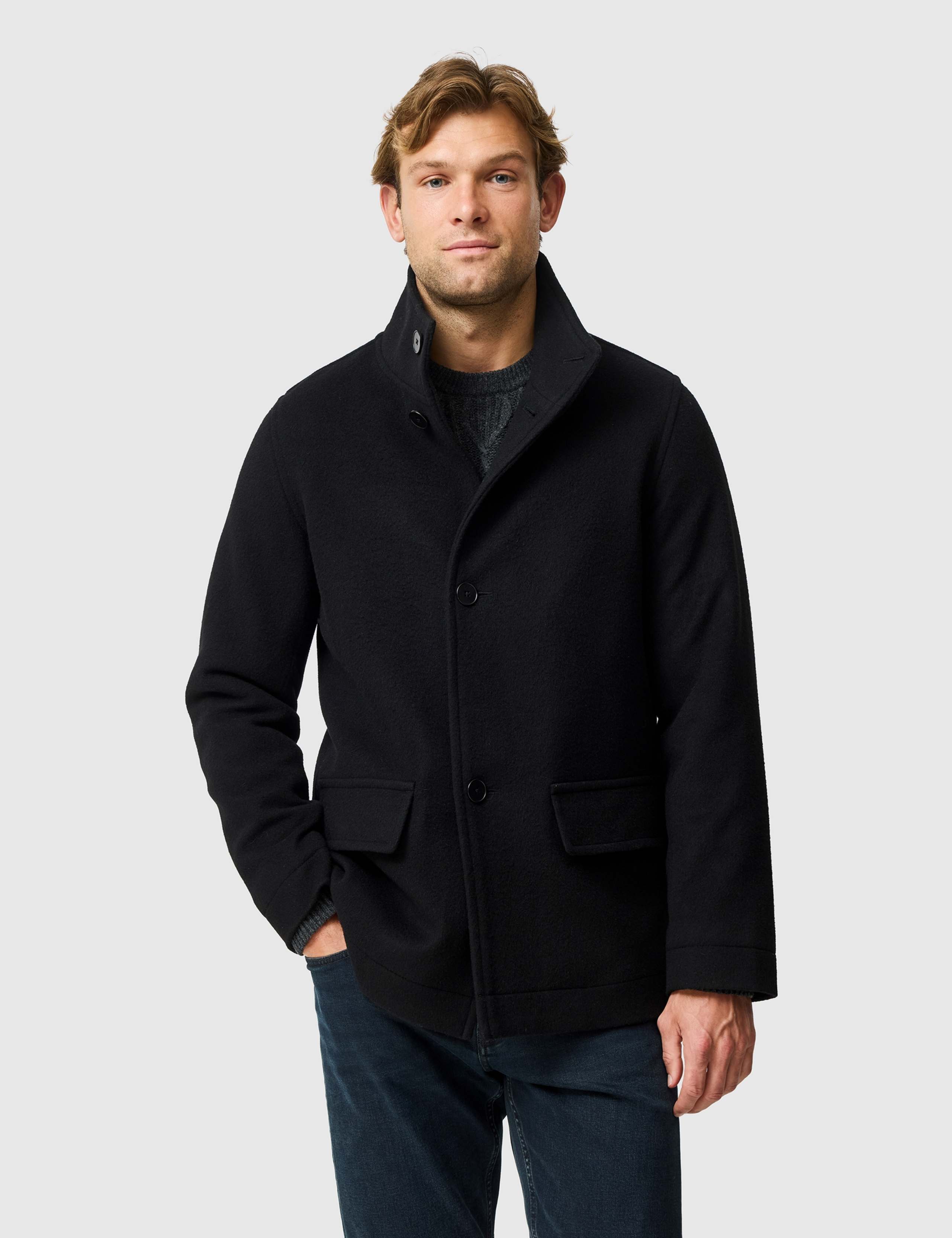 Guards Bay Wool Rich Overcoat