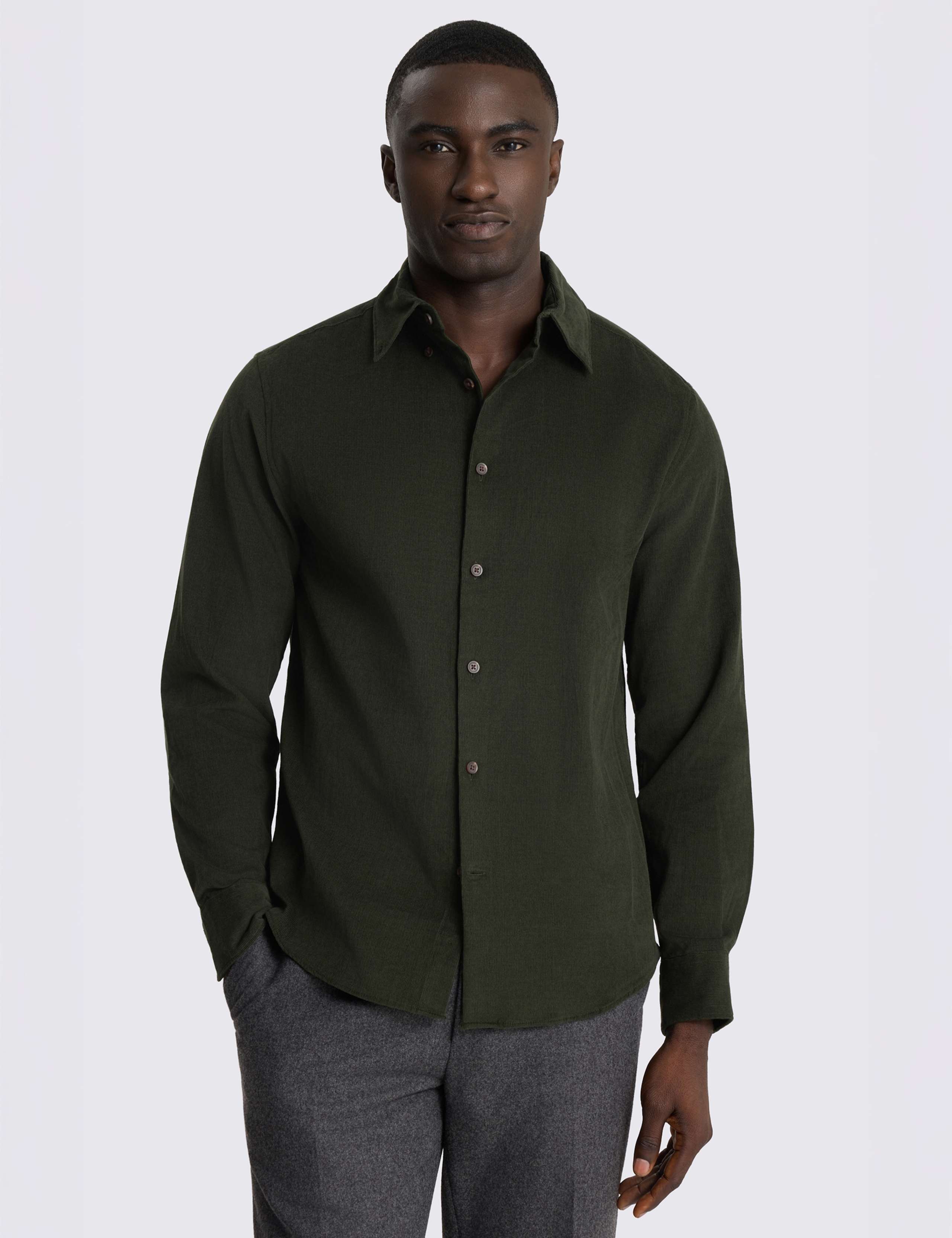 Button Down Cord Shirt