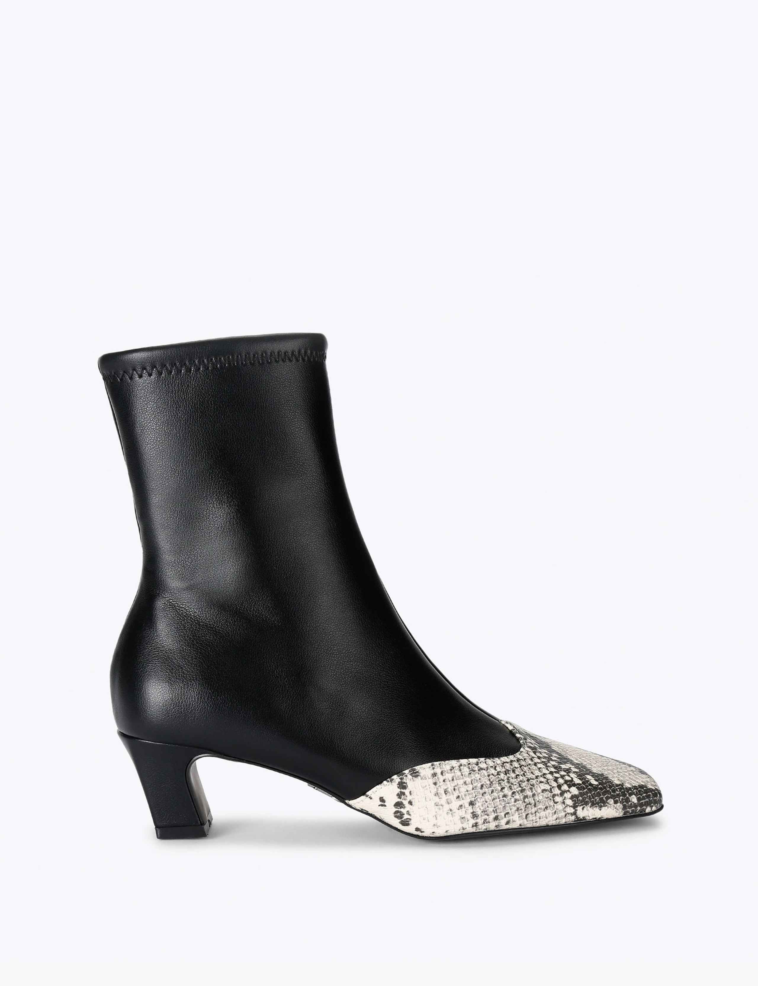 Jeter Block Heel Ankle Boots