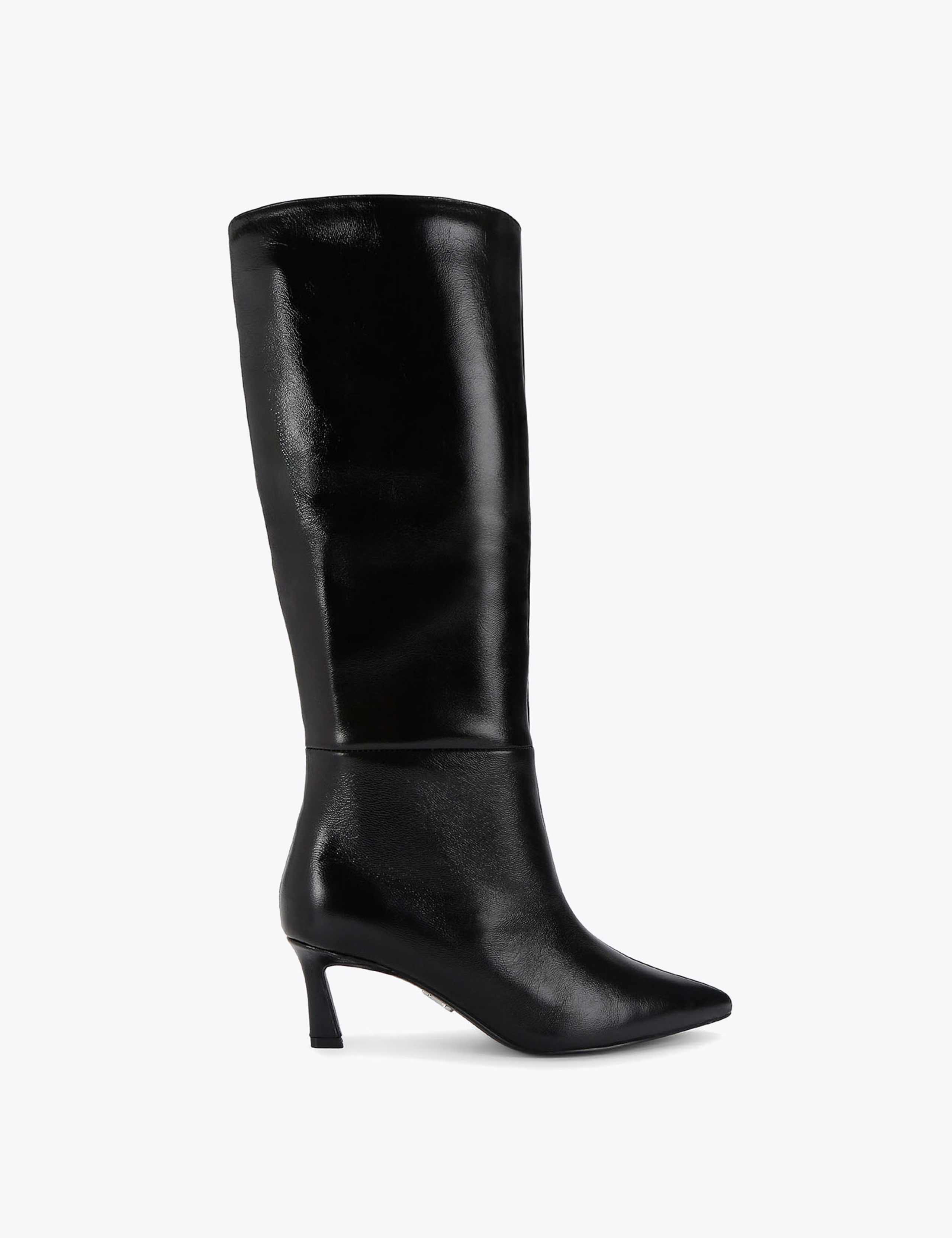 Lavan Leather Stiletto Heel Knee High Boots