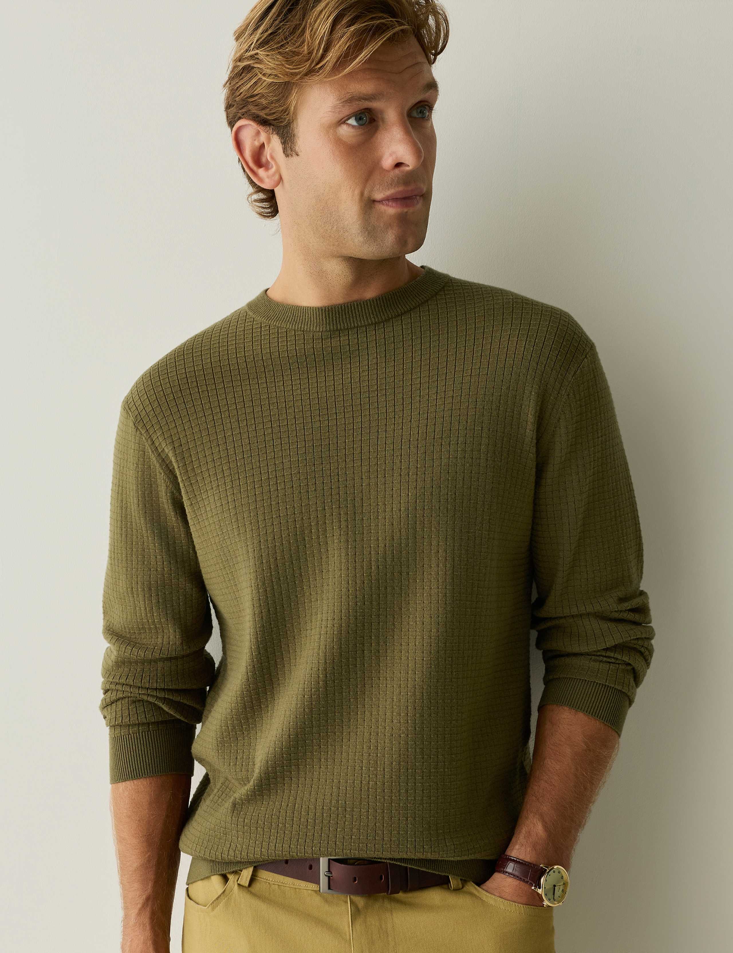 Cable Knit Crew Neck Jumper