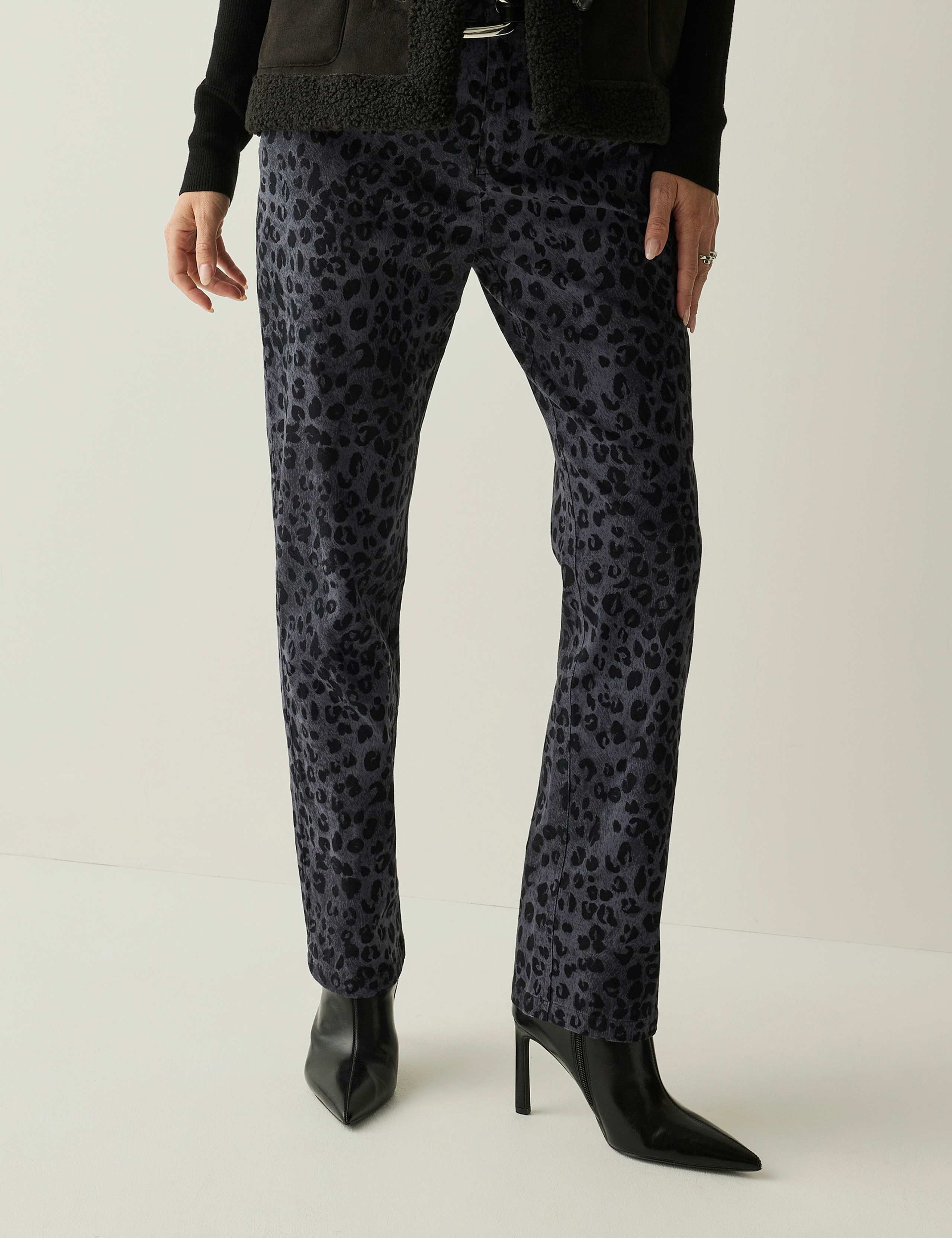 Cord Straight Leg Trousers