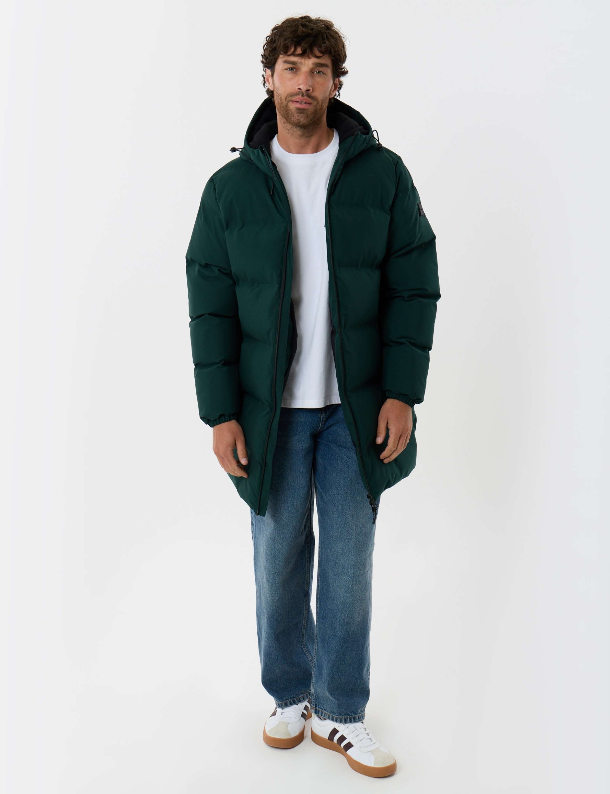 Waterproof Hooded Longline Puffer Coat