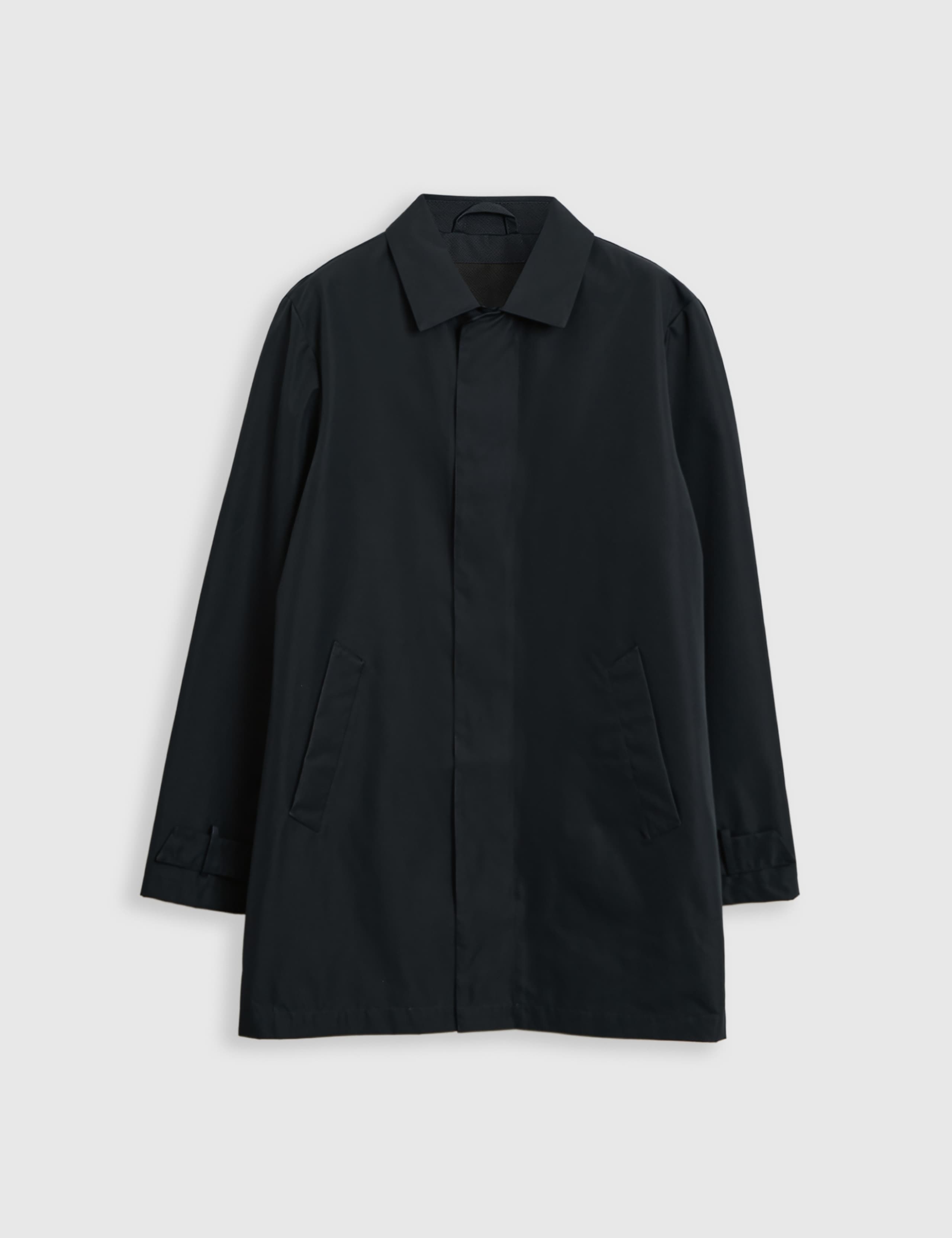 Showerproof Collared Longline Mac