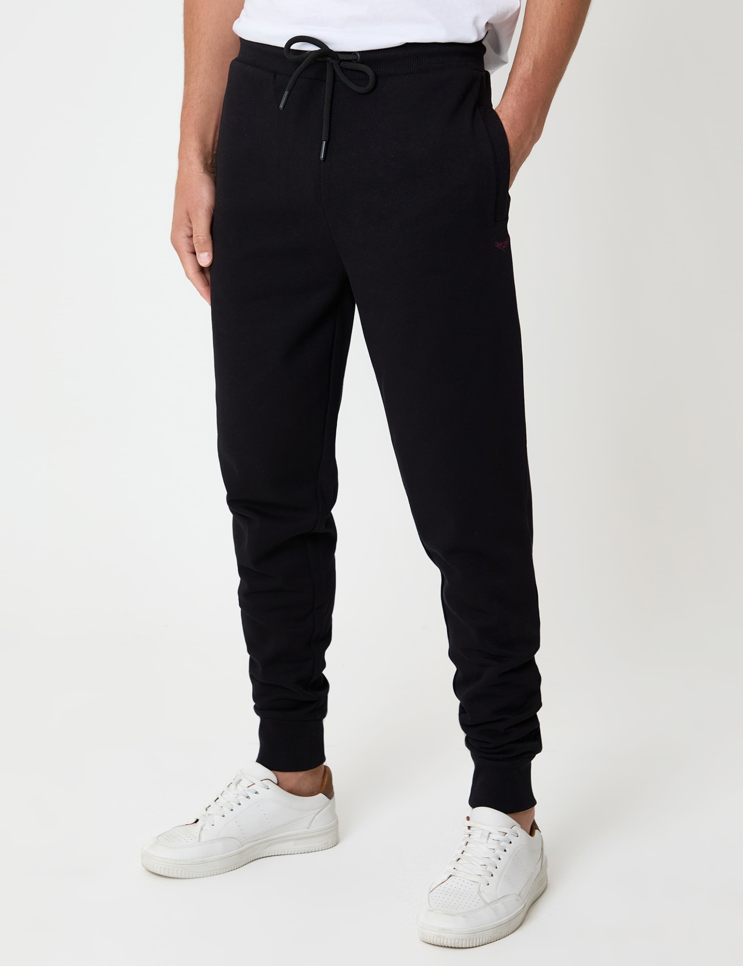 Regular Fit Cotton Rich Joggers