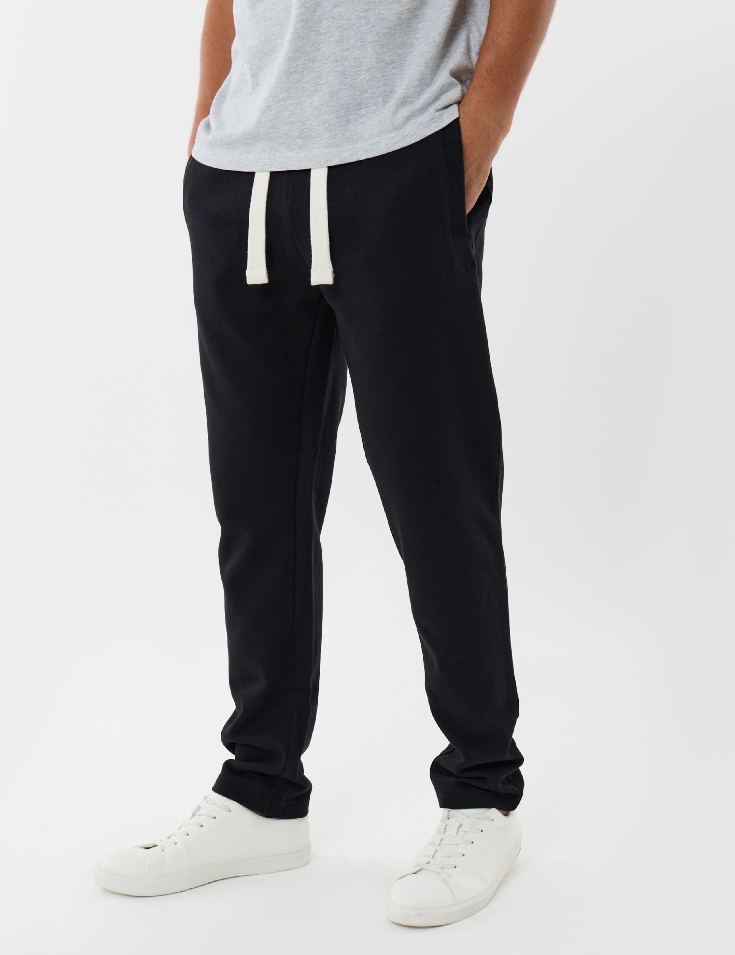 Regular Fit Cotton Rich Joggers