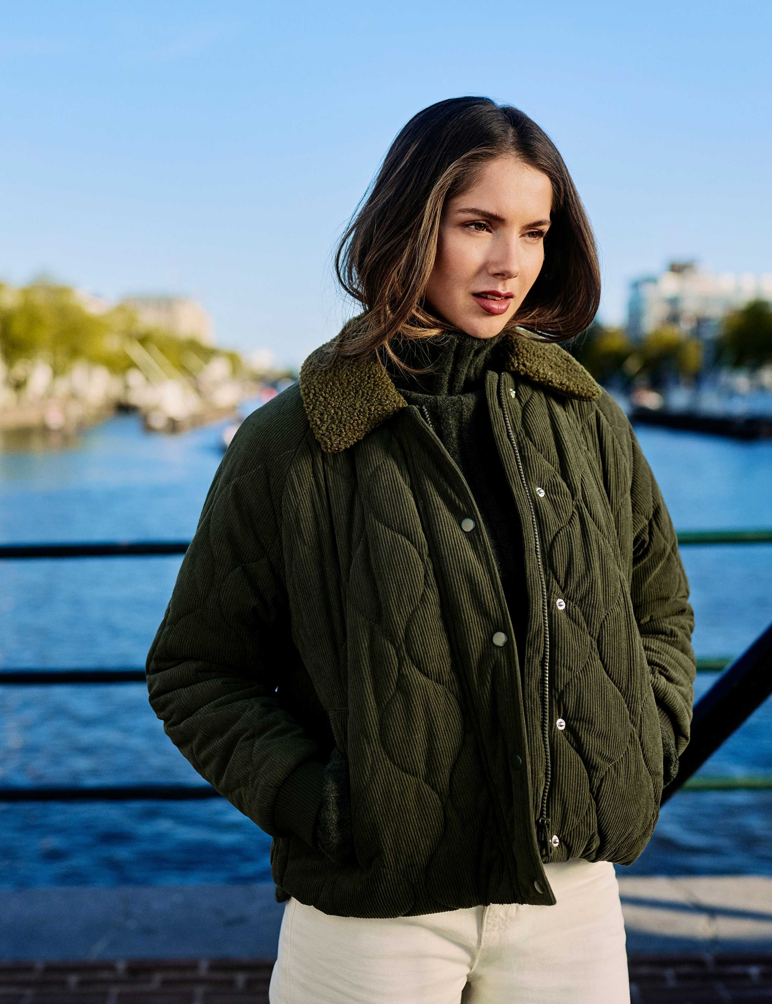 Cord Quilted Jacket