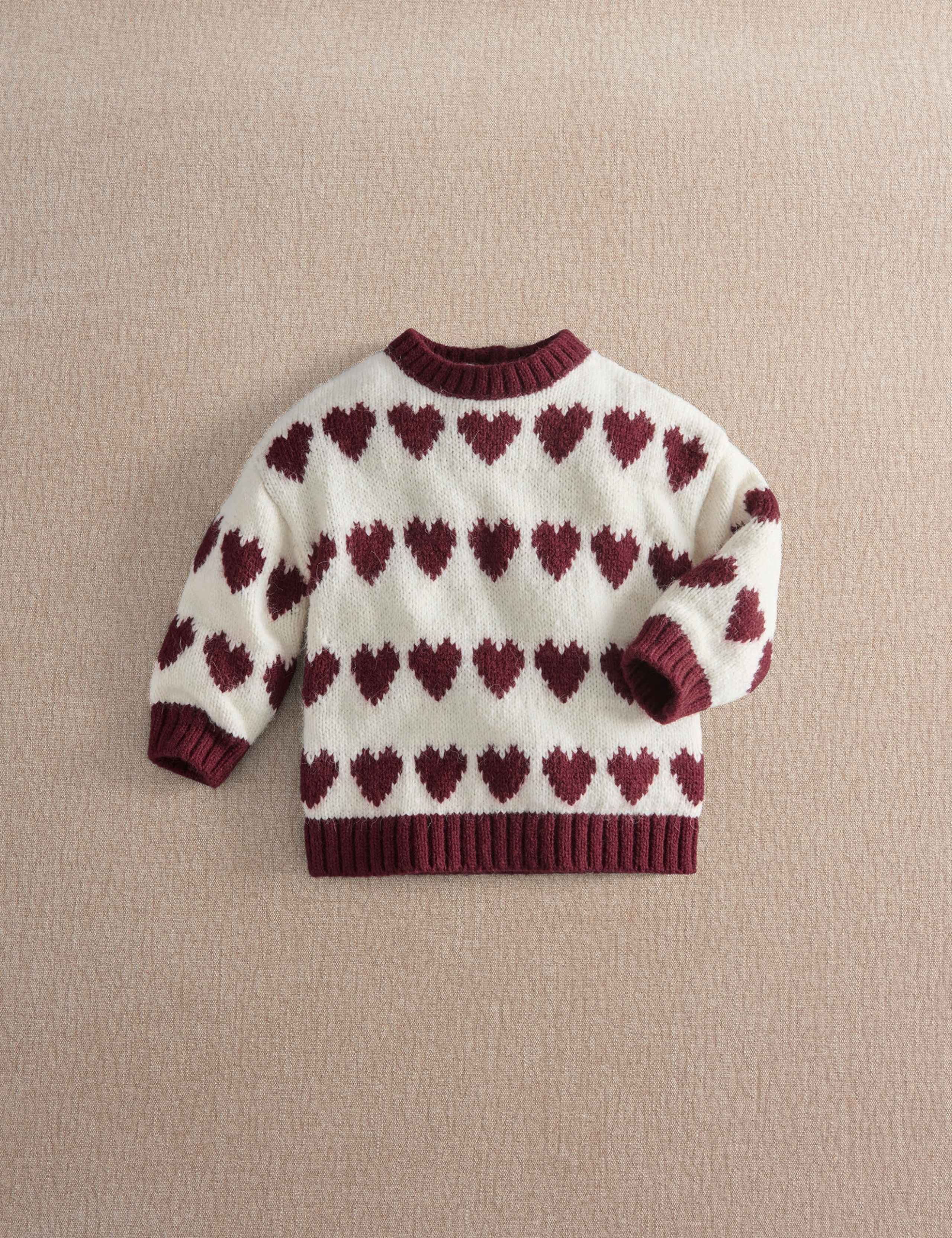 Heart Knit Jumper (0-3 Yrs)