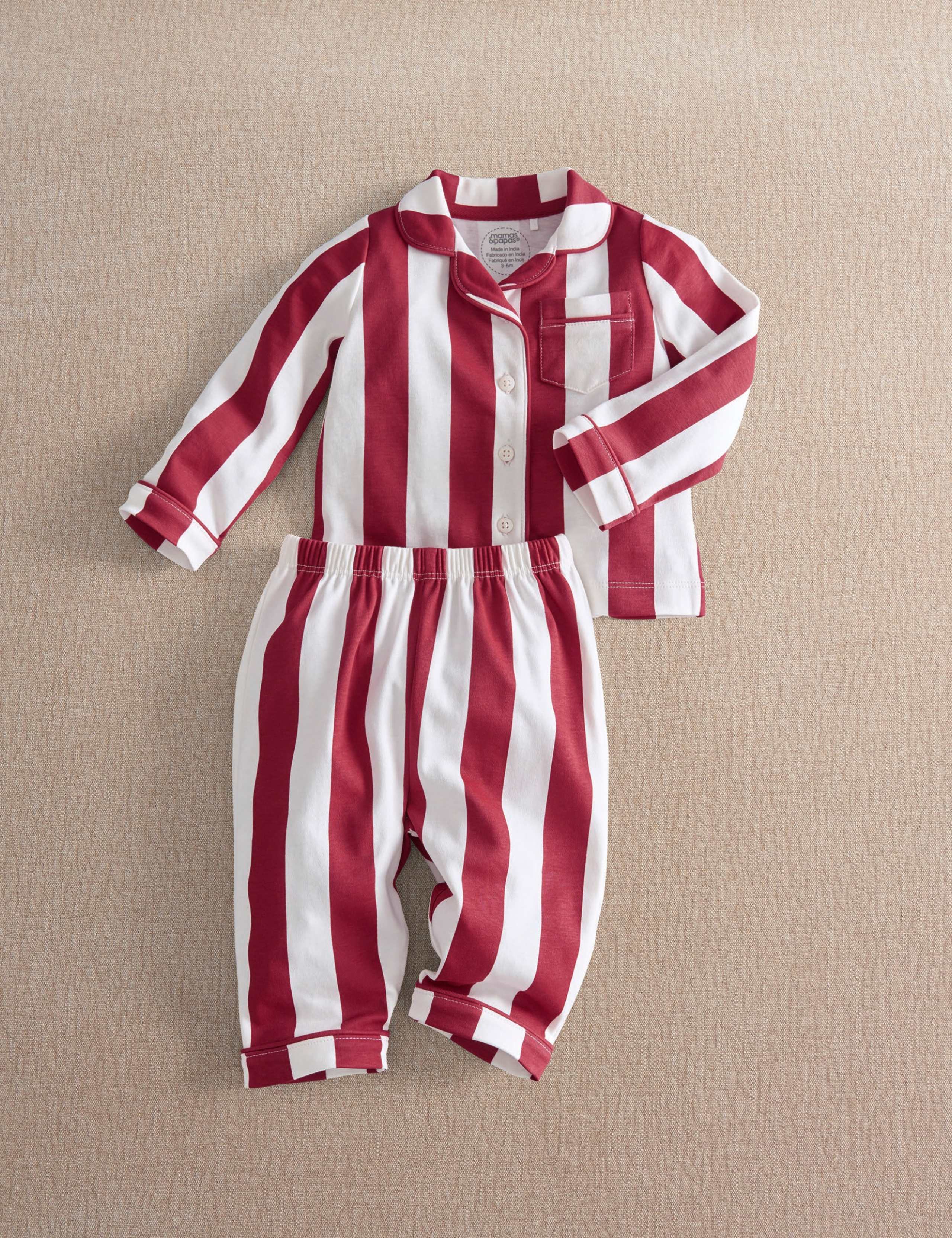 Pure Cotton Striped Pyjama Set