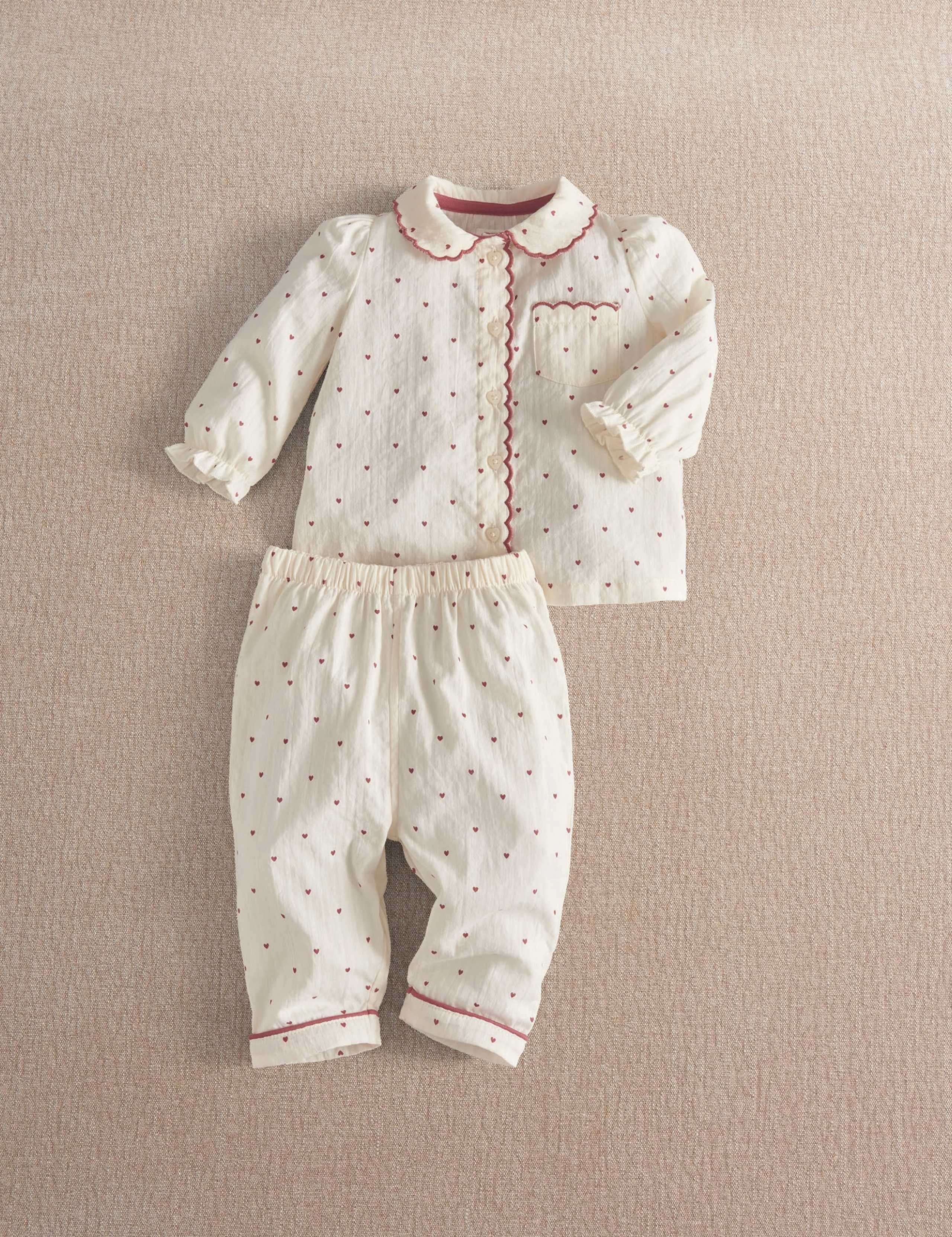 Pure Cotton Heart Pyjama Set