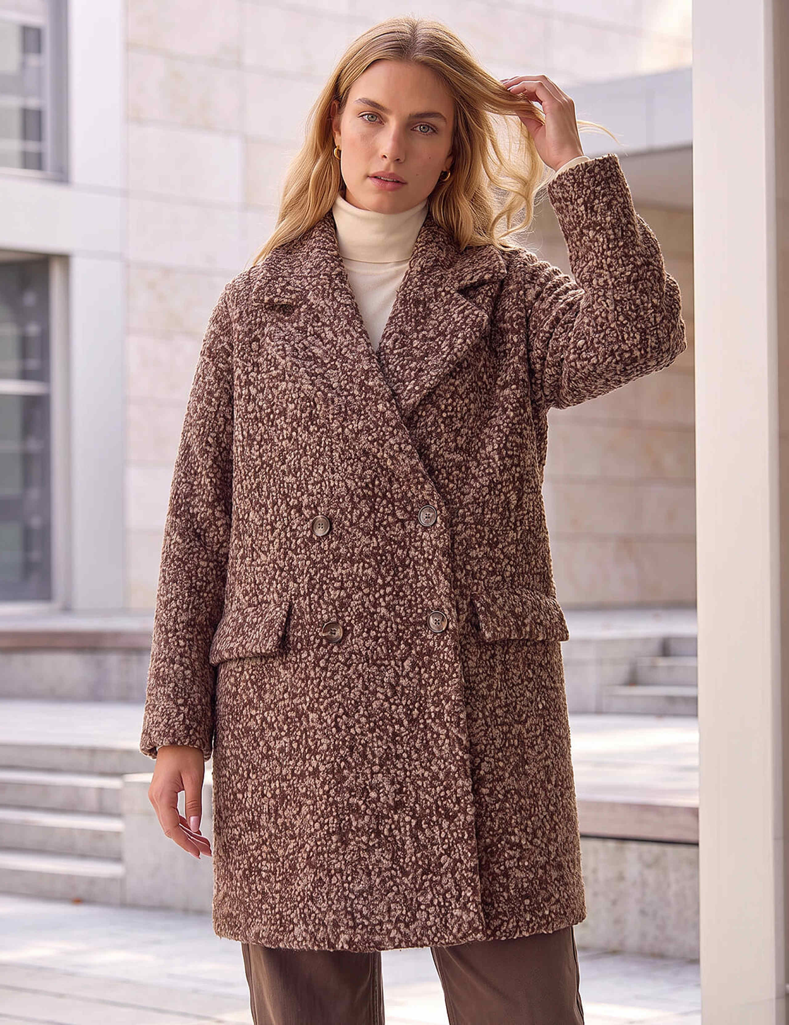 Soft Touch Revere Collar Coat