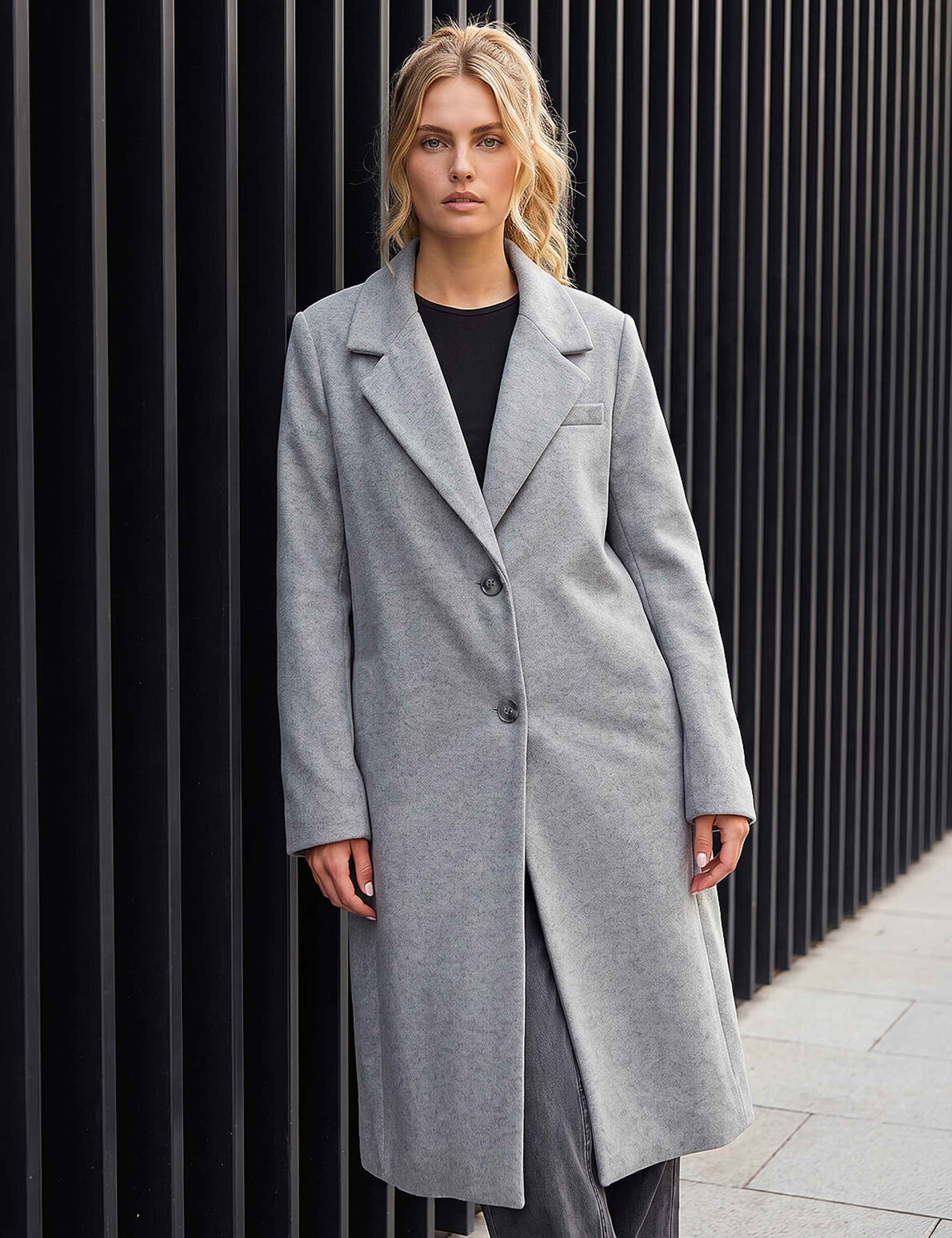 Single Breasted Tailored Coat