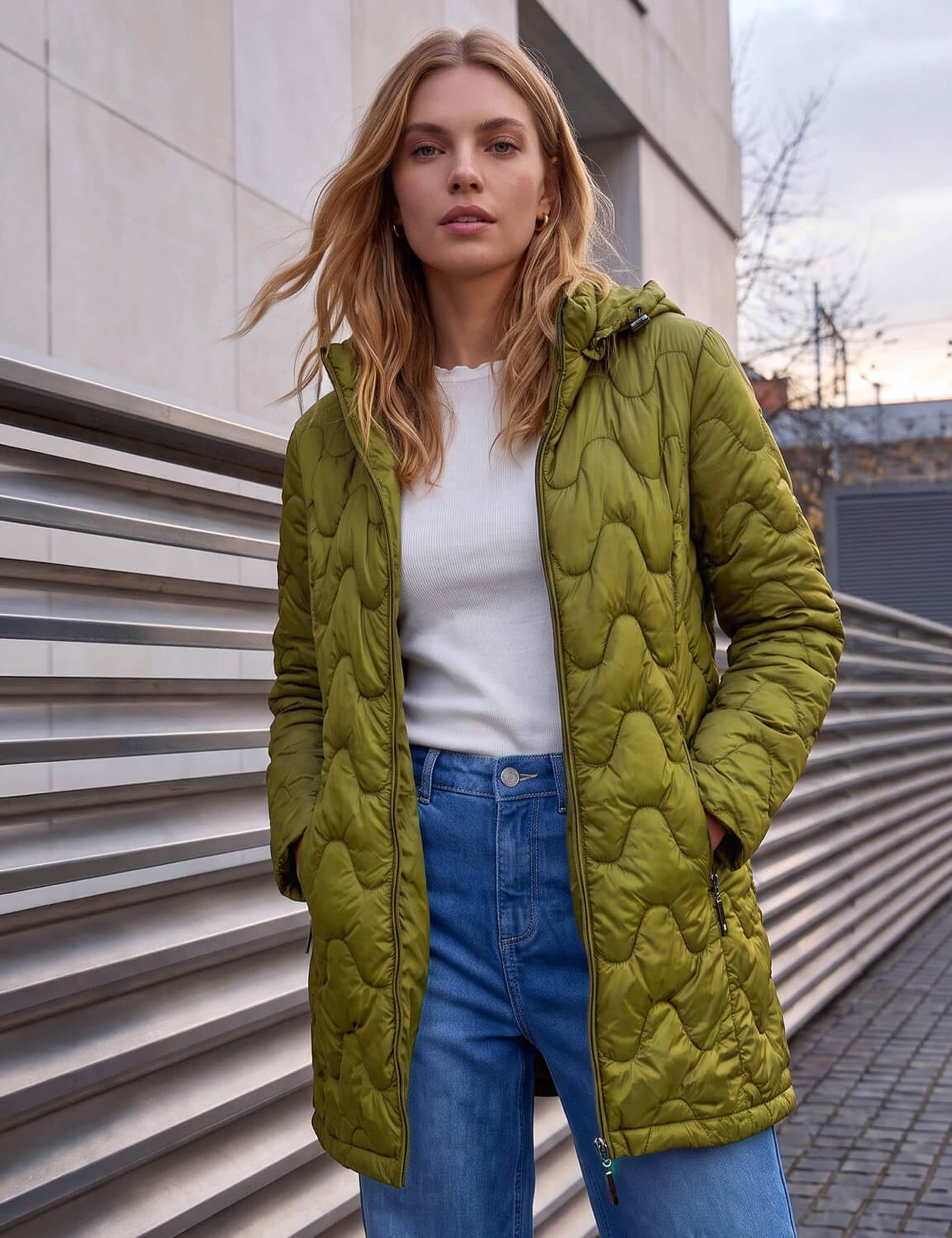 Quilted Hooded Puffer Coat