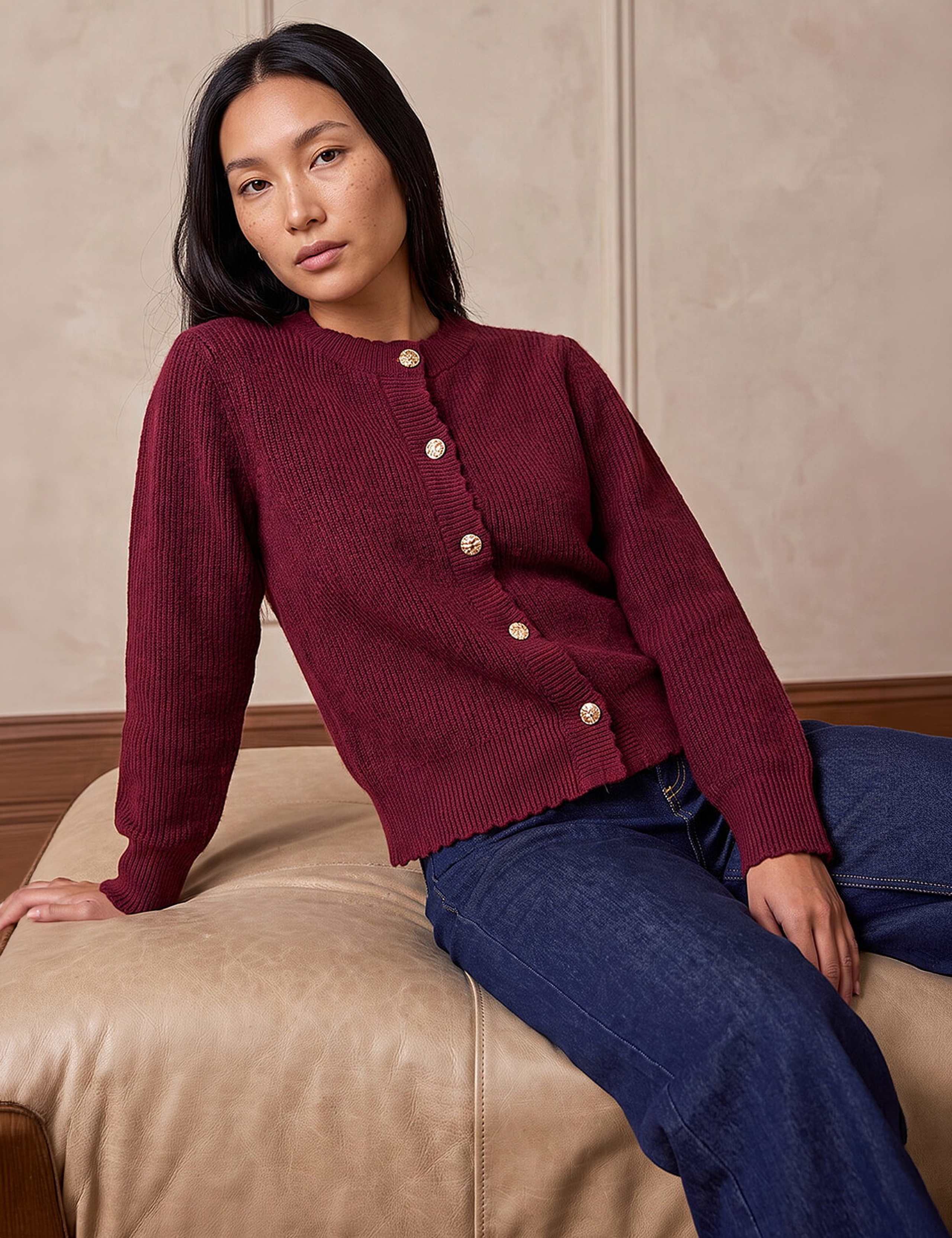 Button Front Cardigan