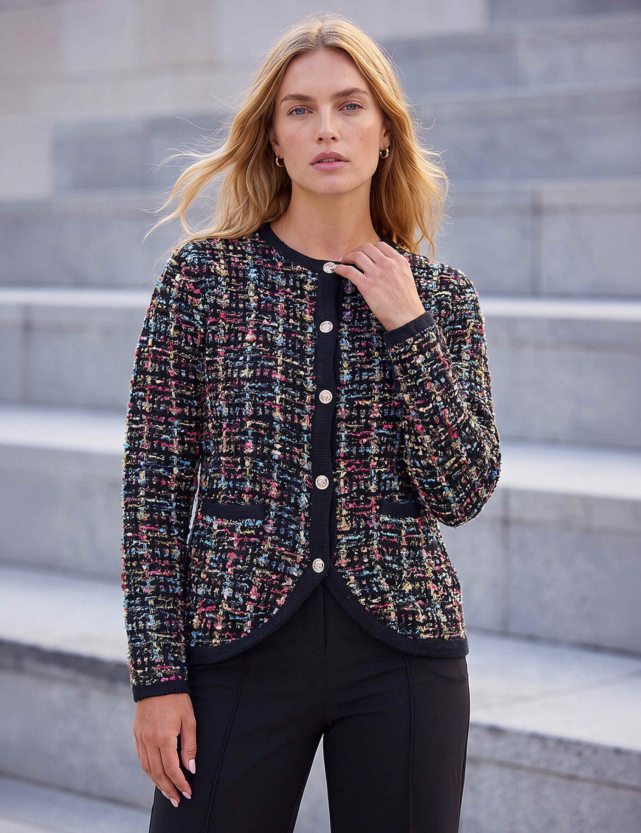 Sparkly Tweed Cardigan
