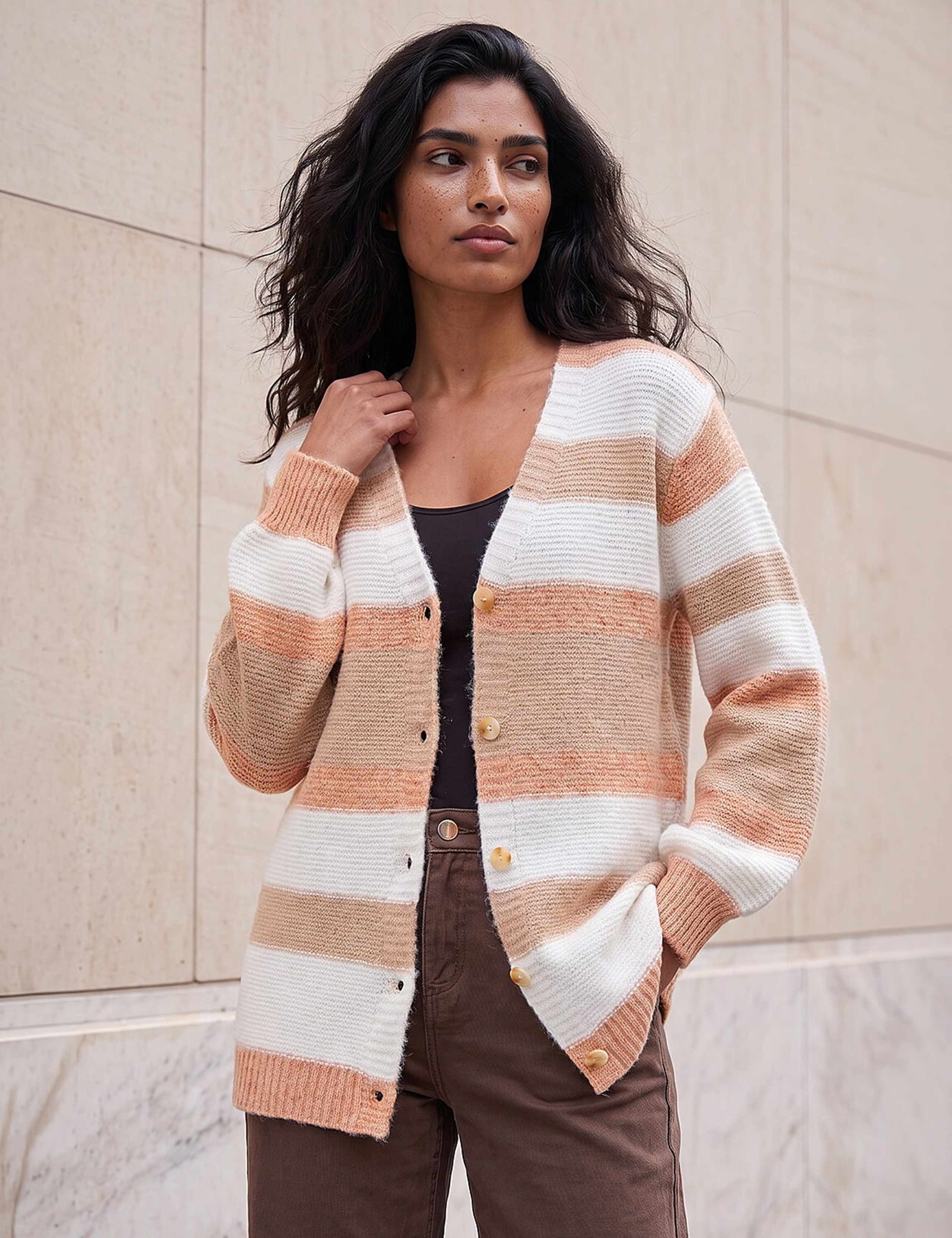Striped Cardigan
