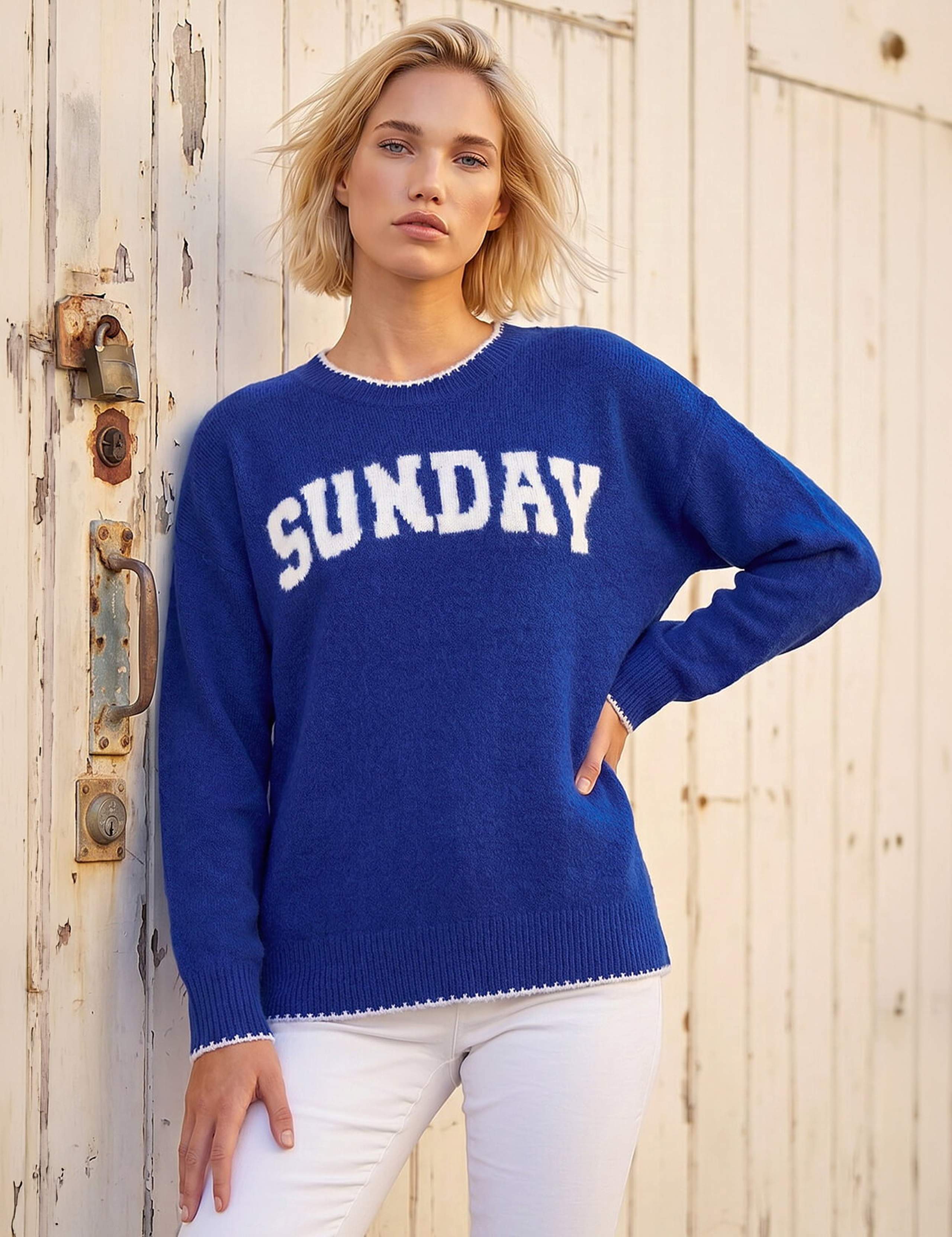 Sunday Slogan Jumper