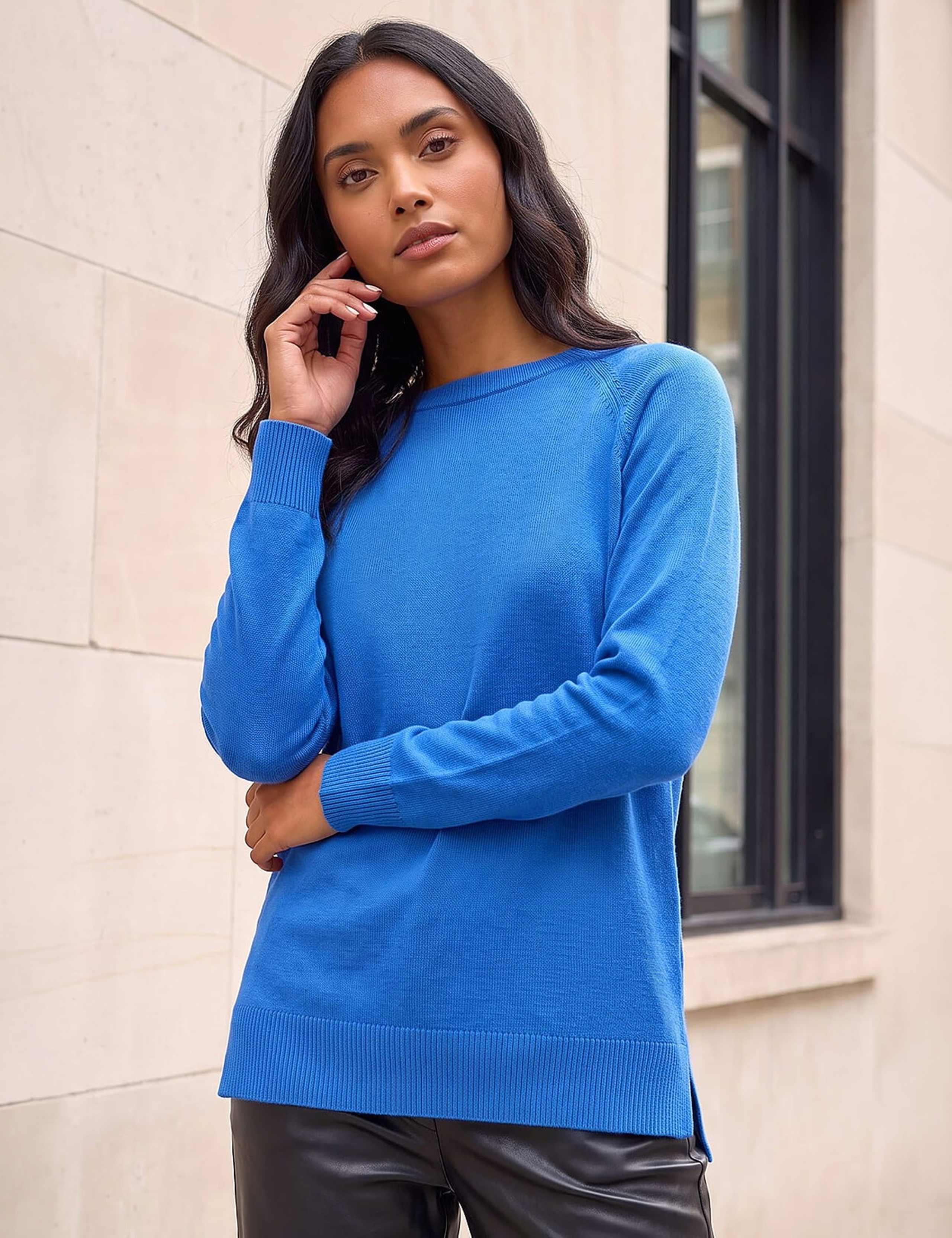 Soft Crew Neck Knit Jumper