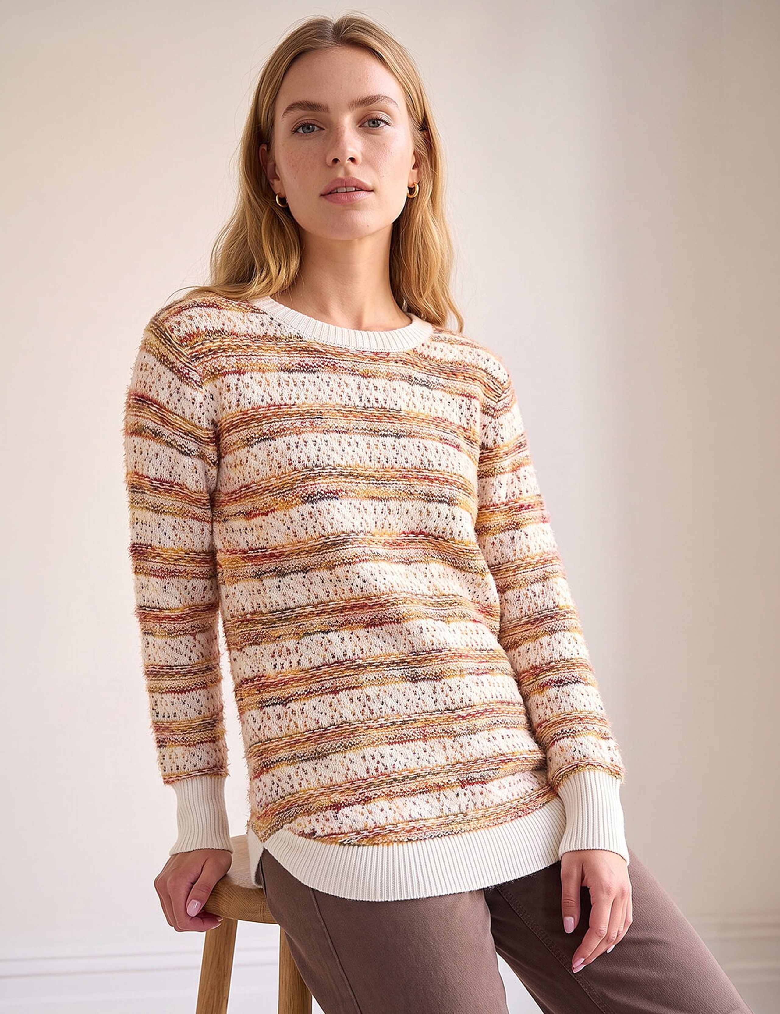Space Dyed Striped Jumper