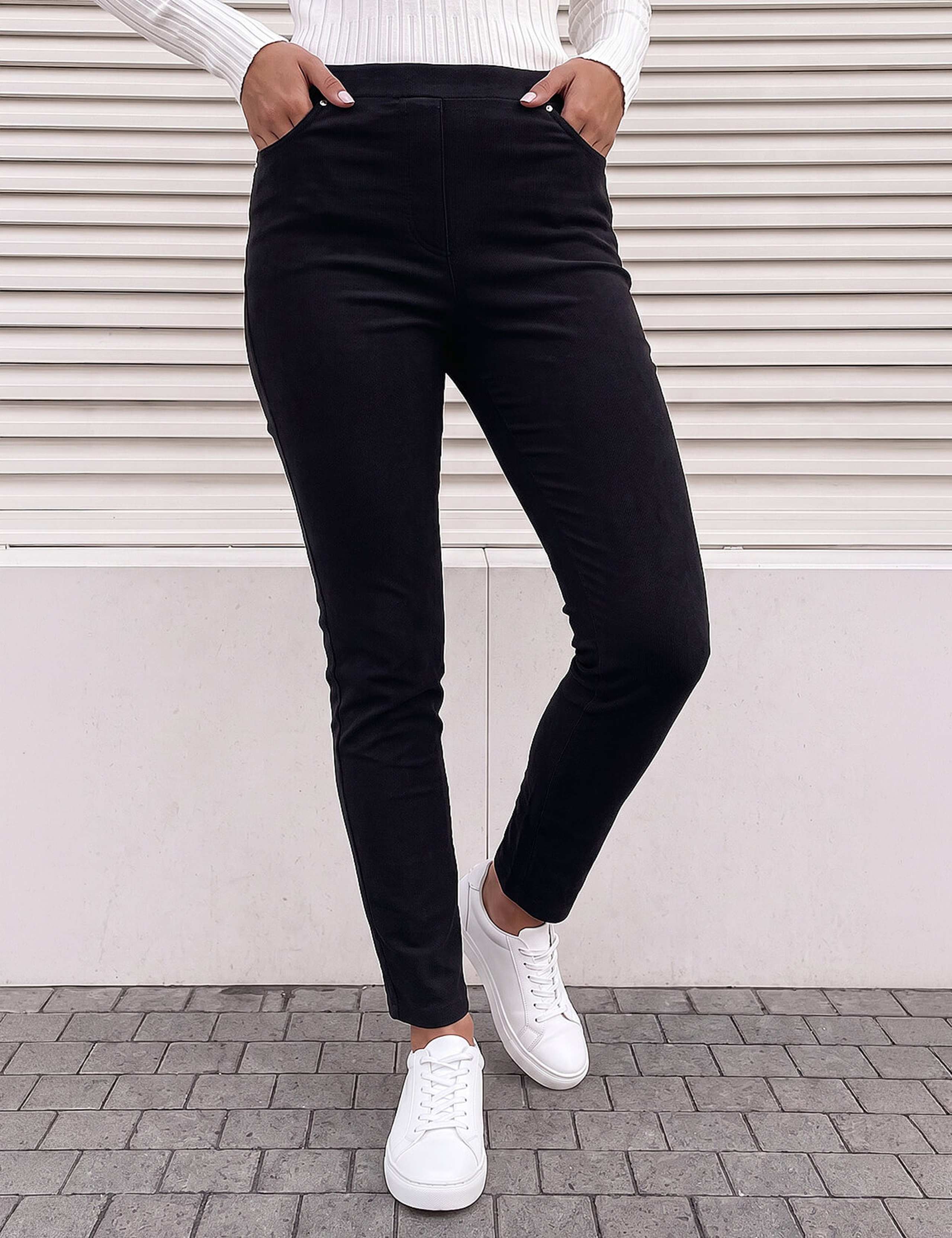 Cord Straight Leg Trousers