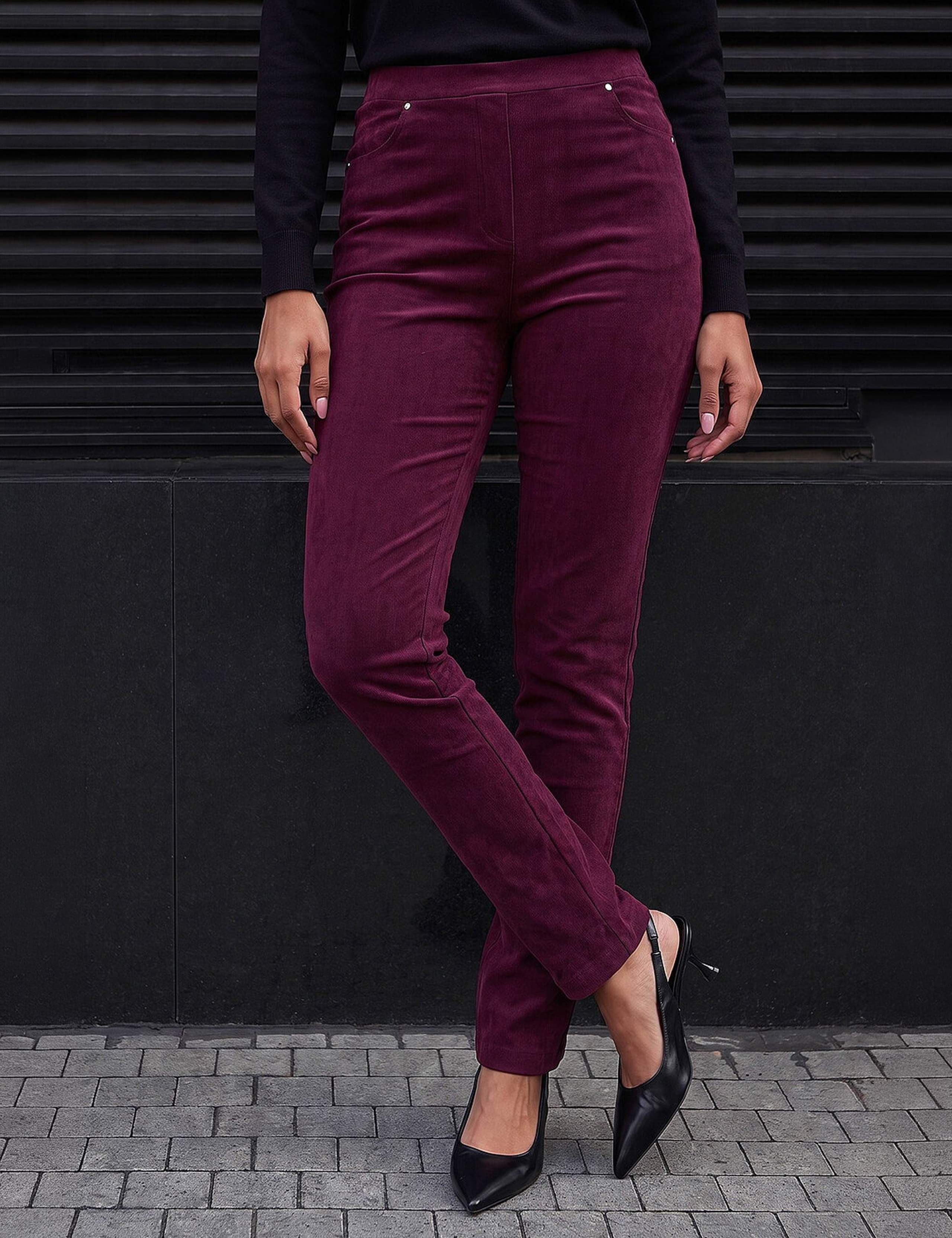 Cord Straight Leg Trousers
