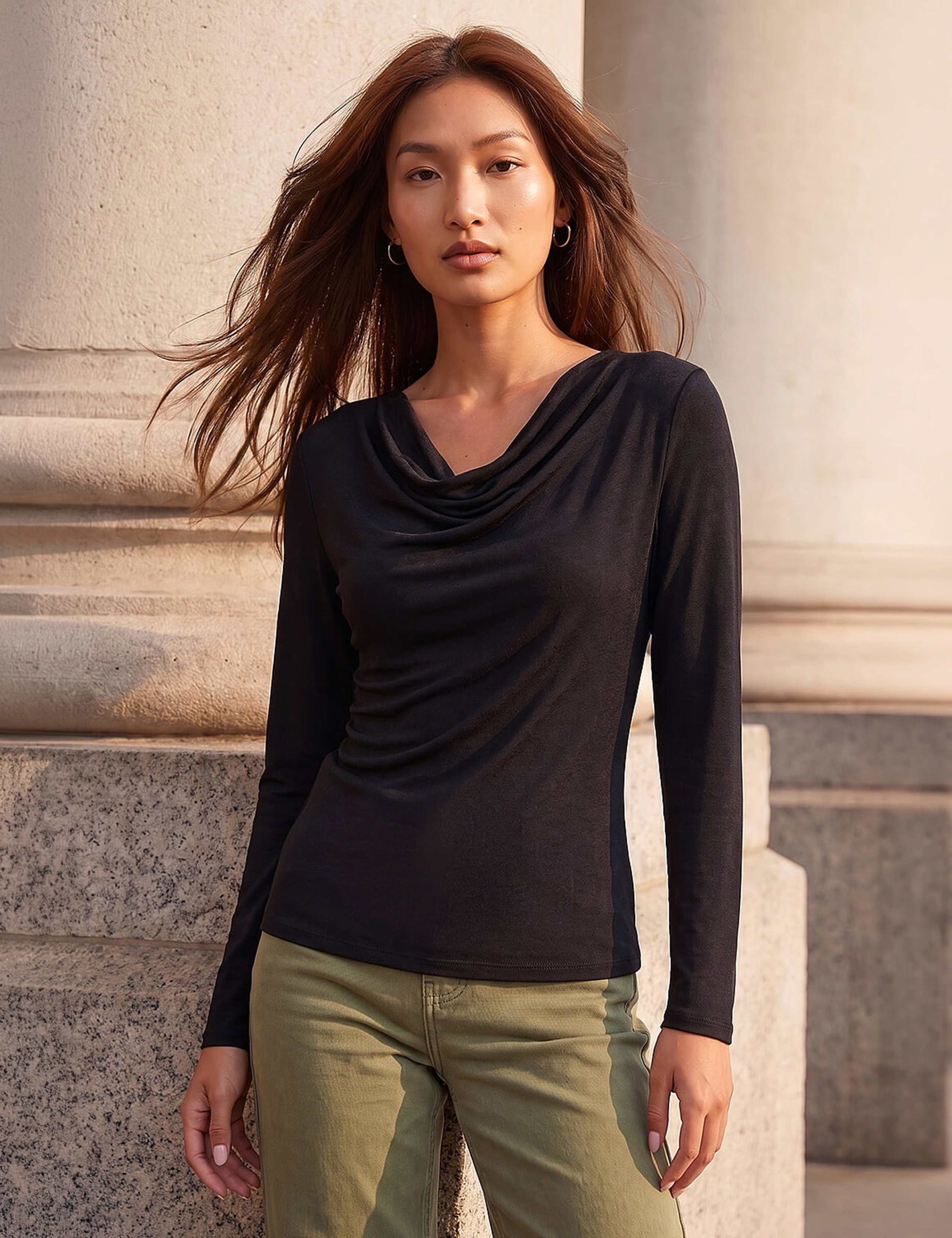 Cowl Neck Top