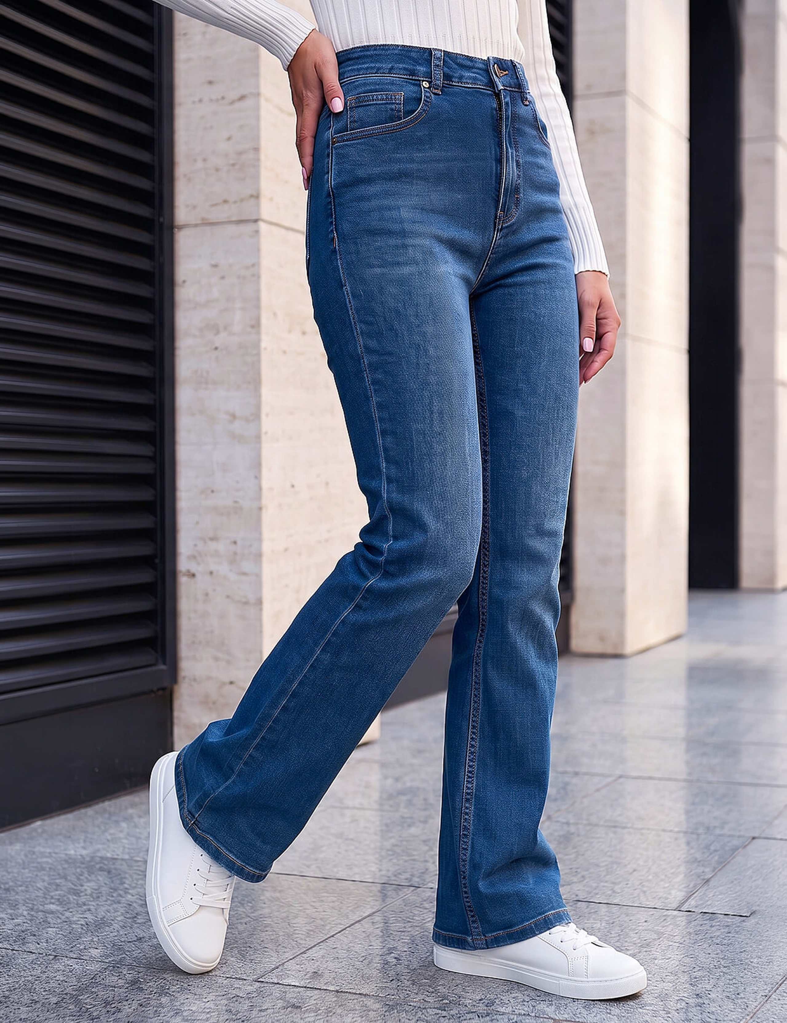 Mid Rise Bootcut Jeans