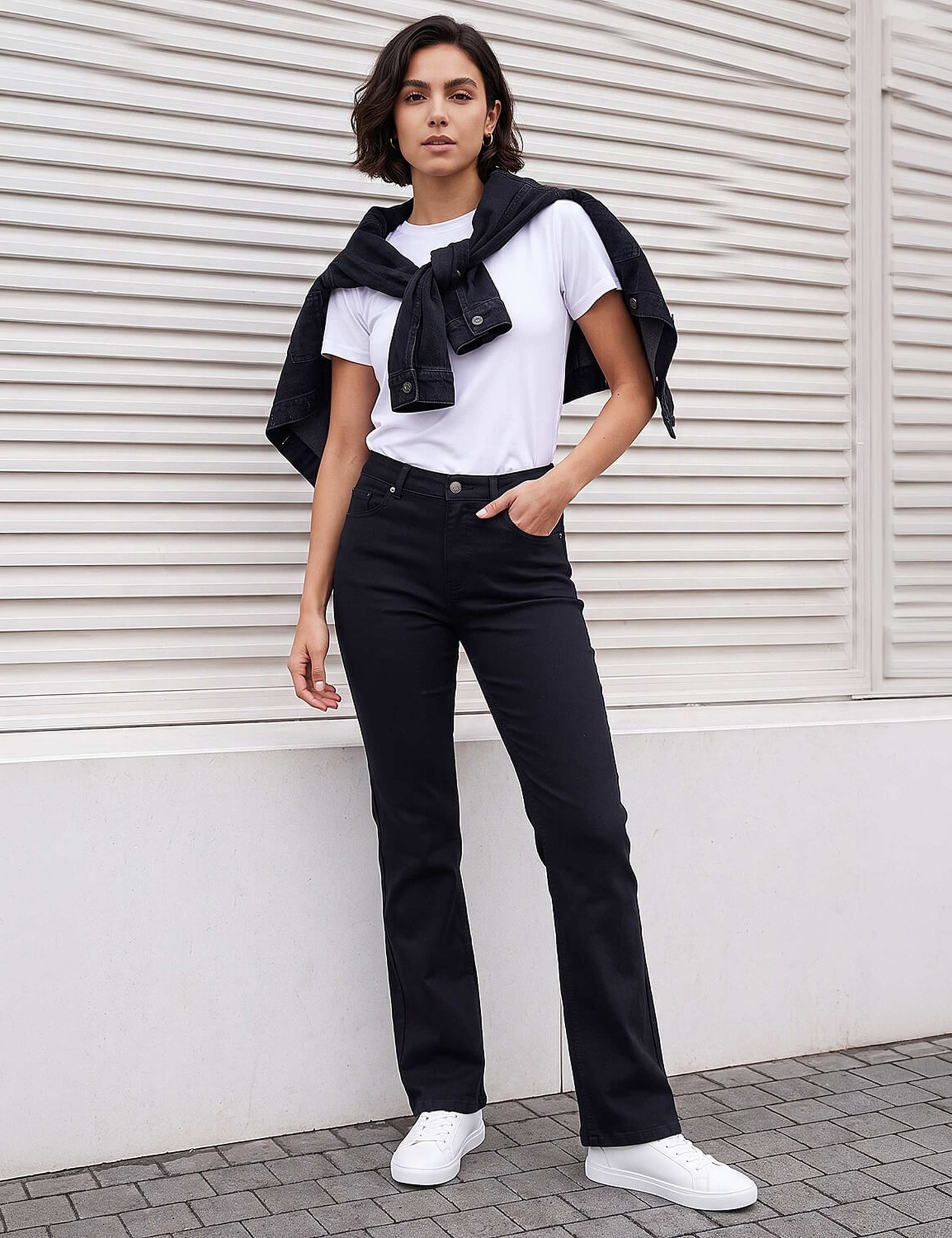 Mid Rise Bootcut Jeans