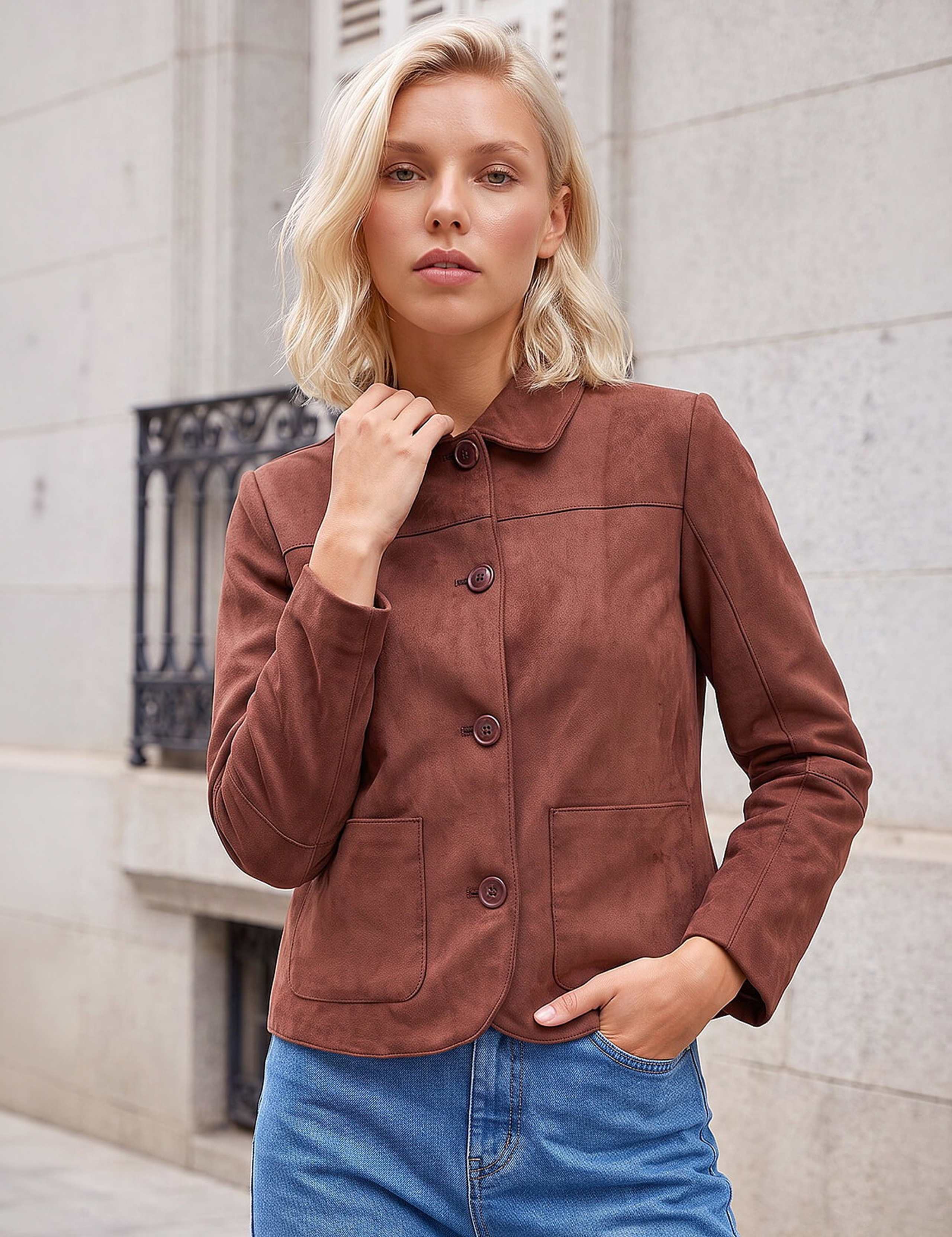 Petite Suede Jacket