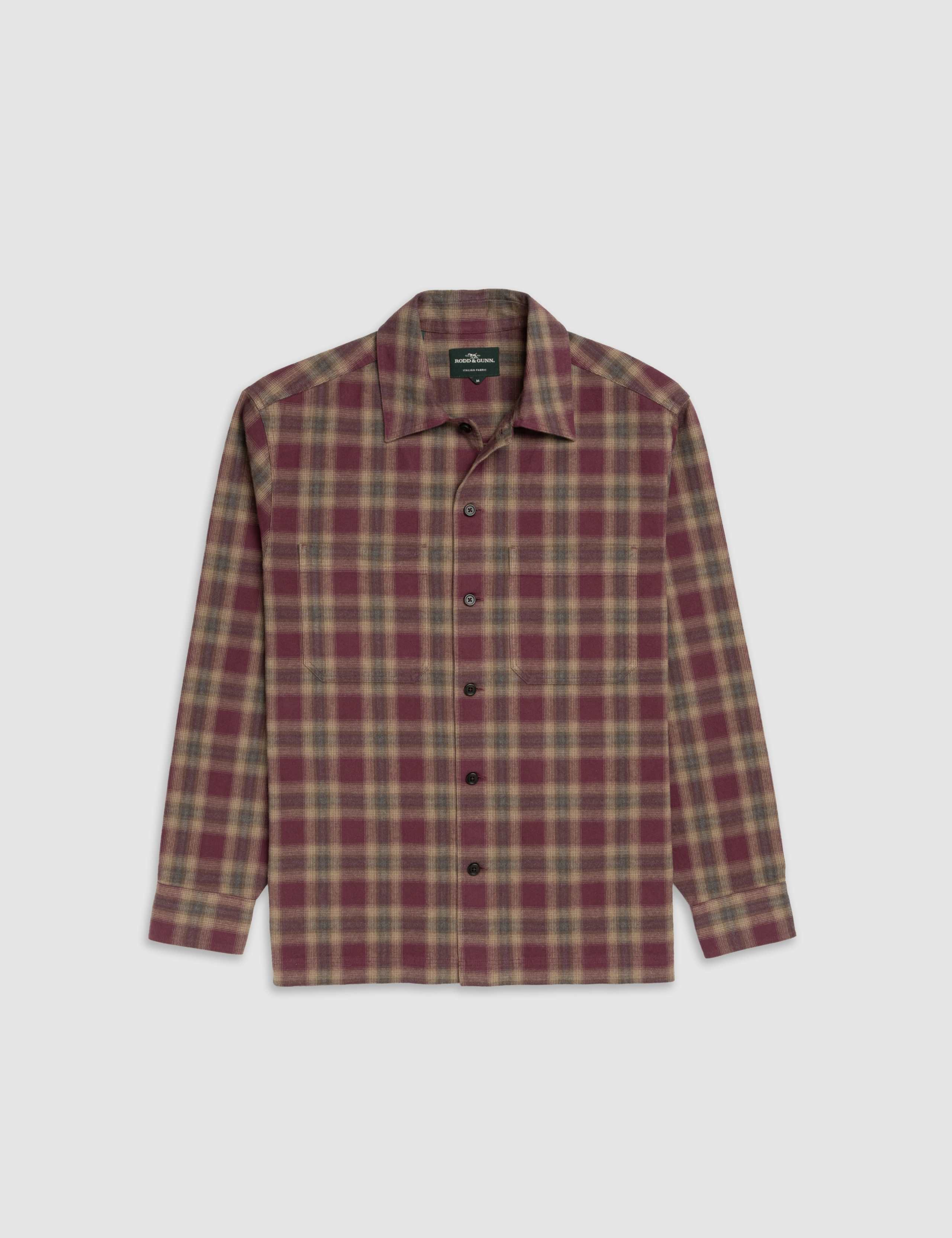 Regular Fit Pure Cotton Checked Overshirt