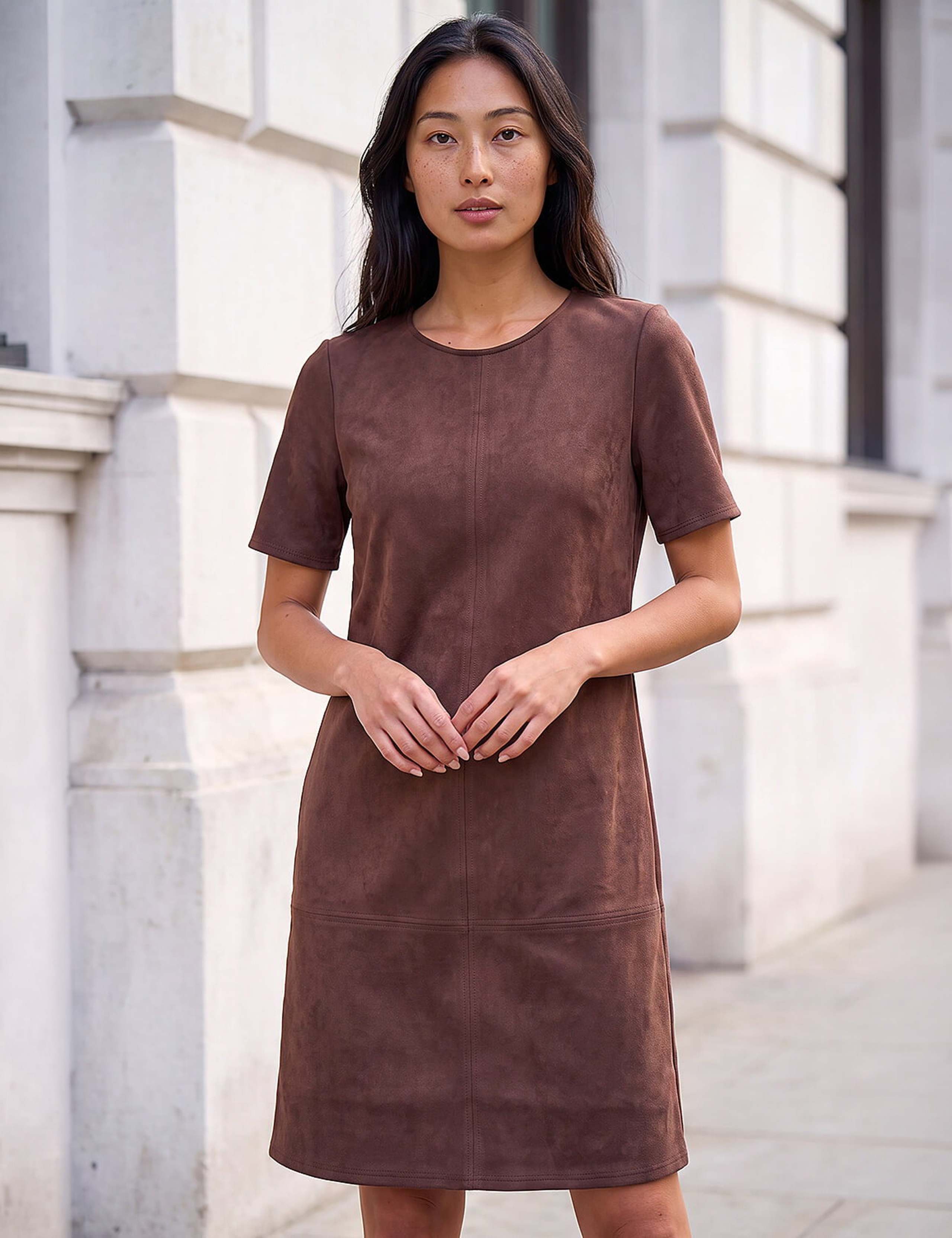 Shift Knee Length Dress