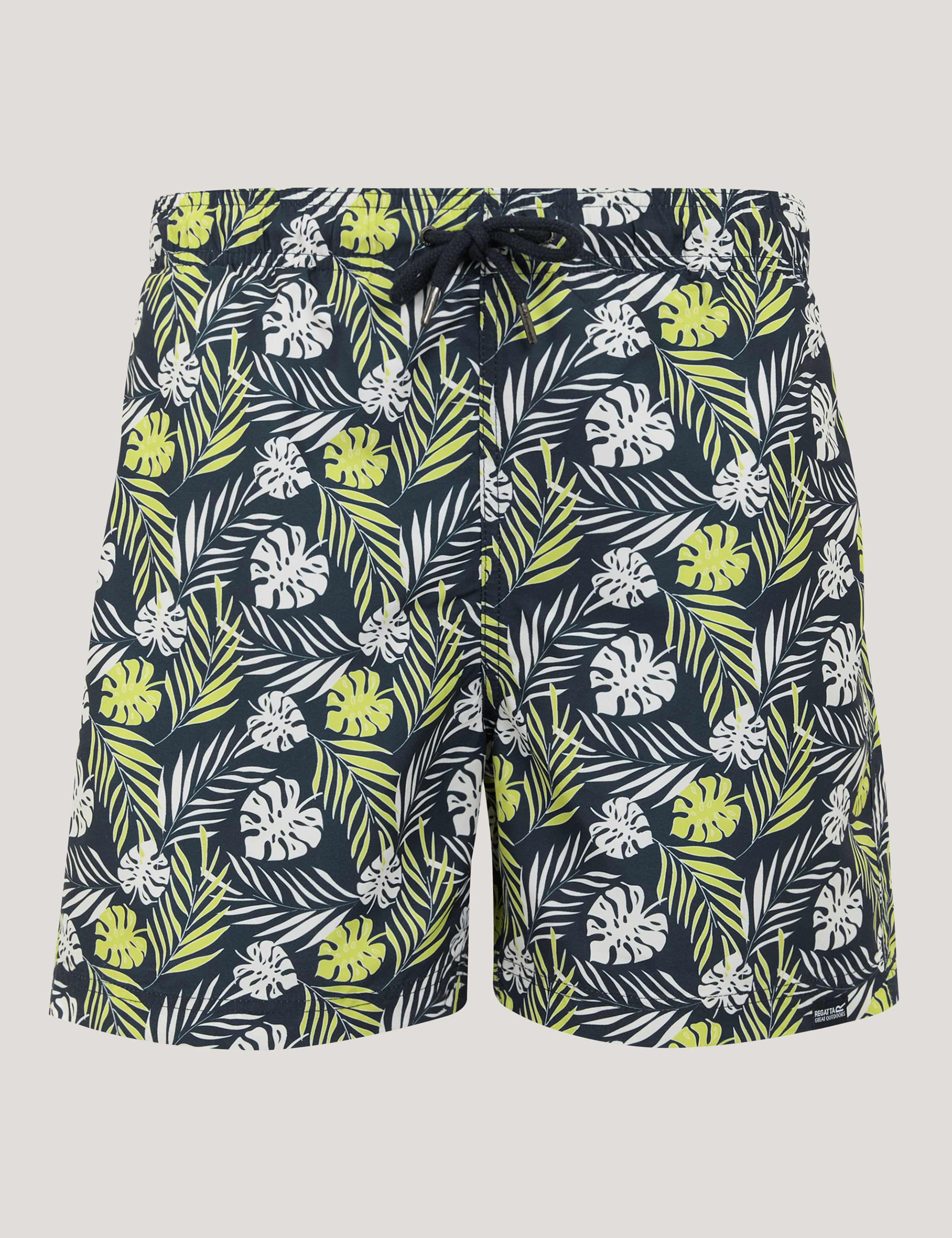 Loras Quick Dry Pocketed Striped Swim Shorts