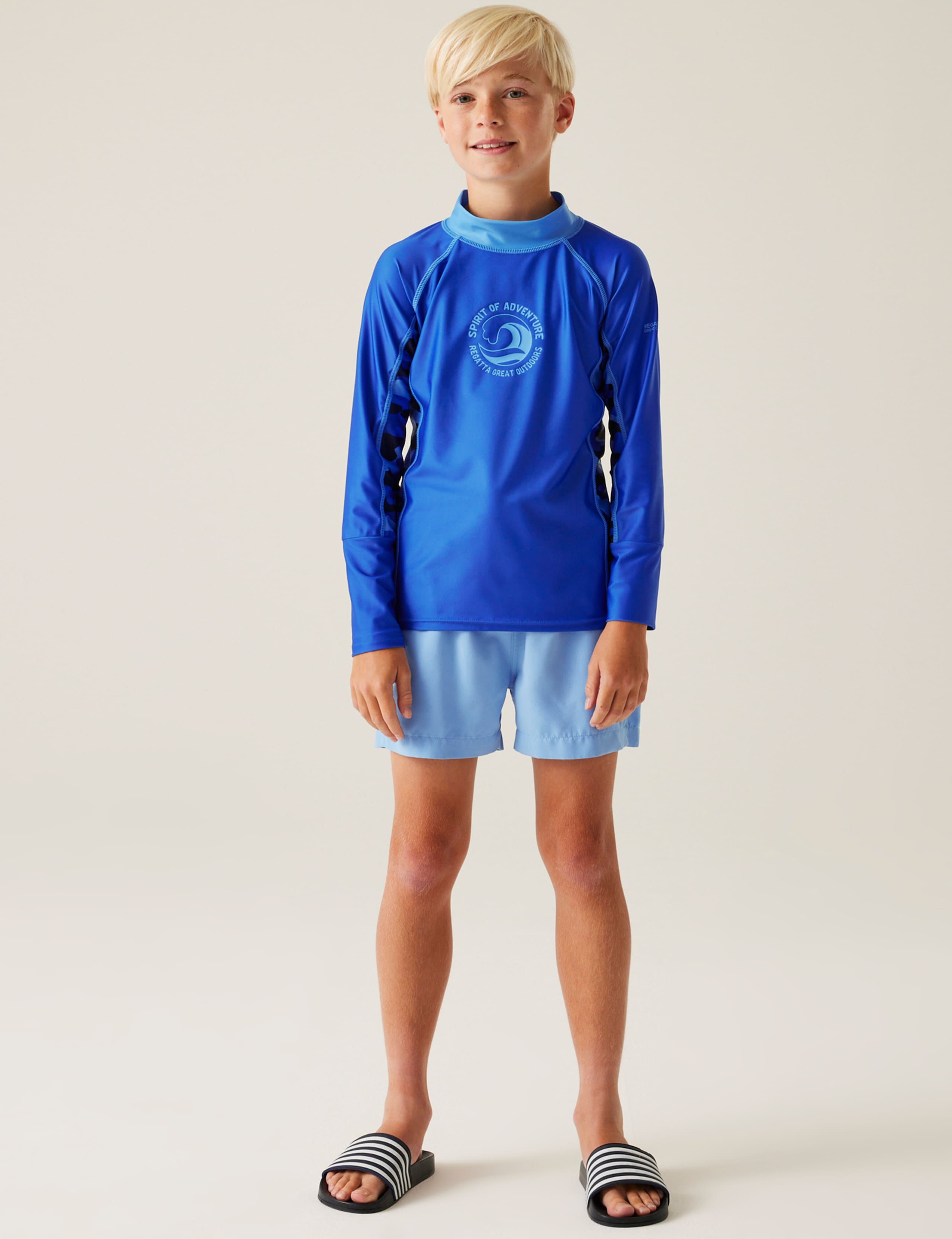 Hoku II Colourblock Rash Vest (3-14 Yrs)