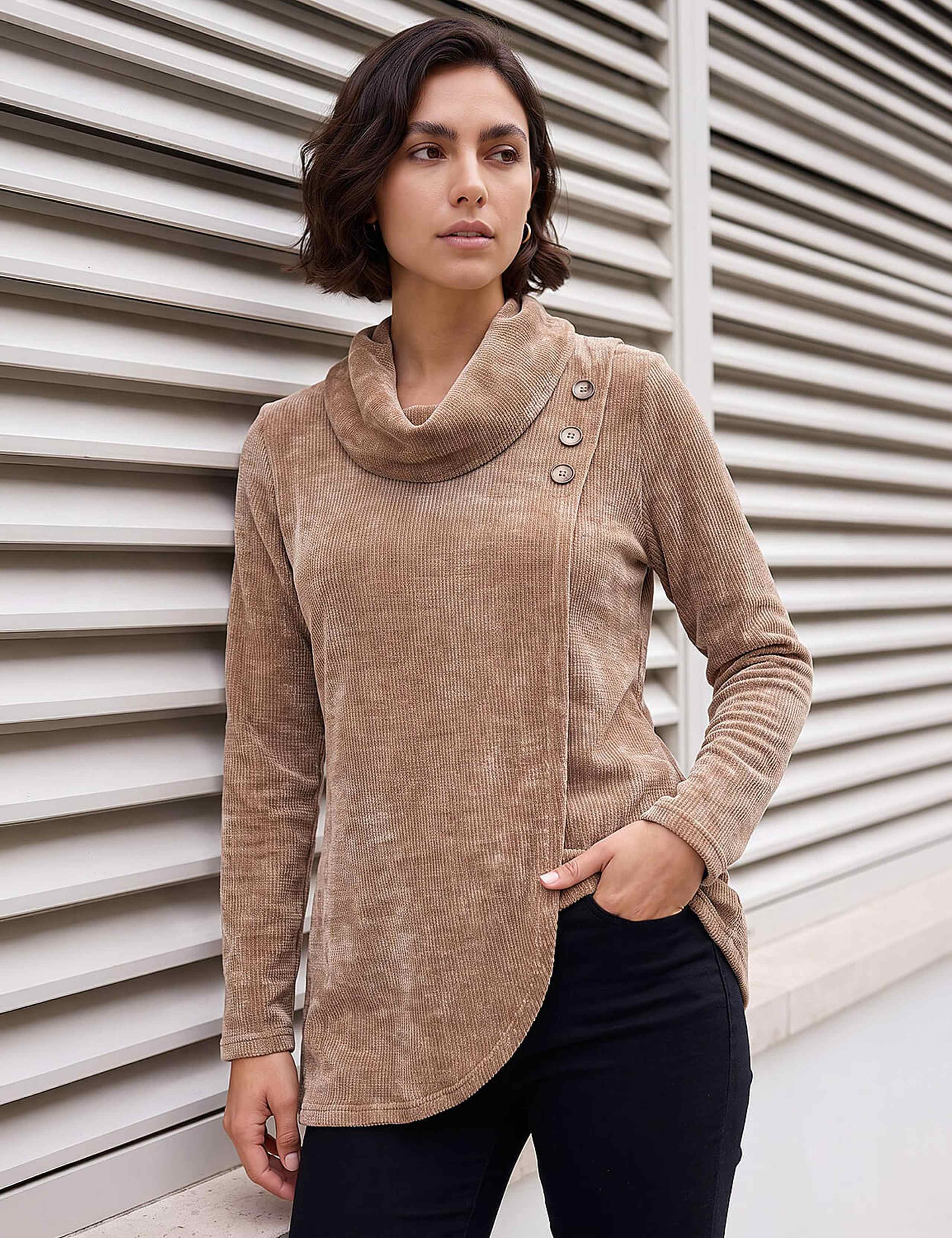 Cowl Neck Top
