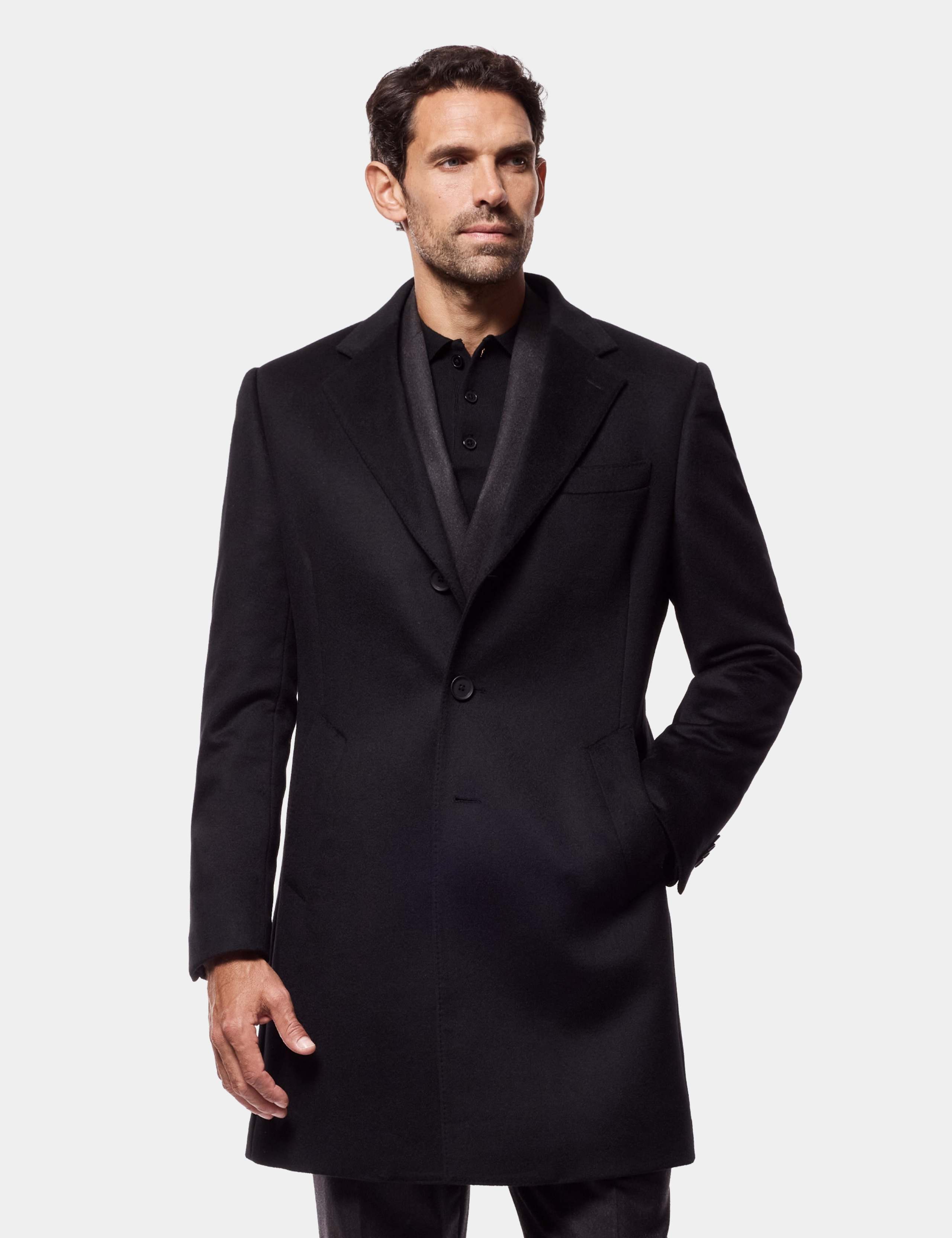 Wool And Cashmere Blend Overcoat