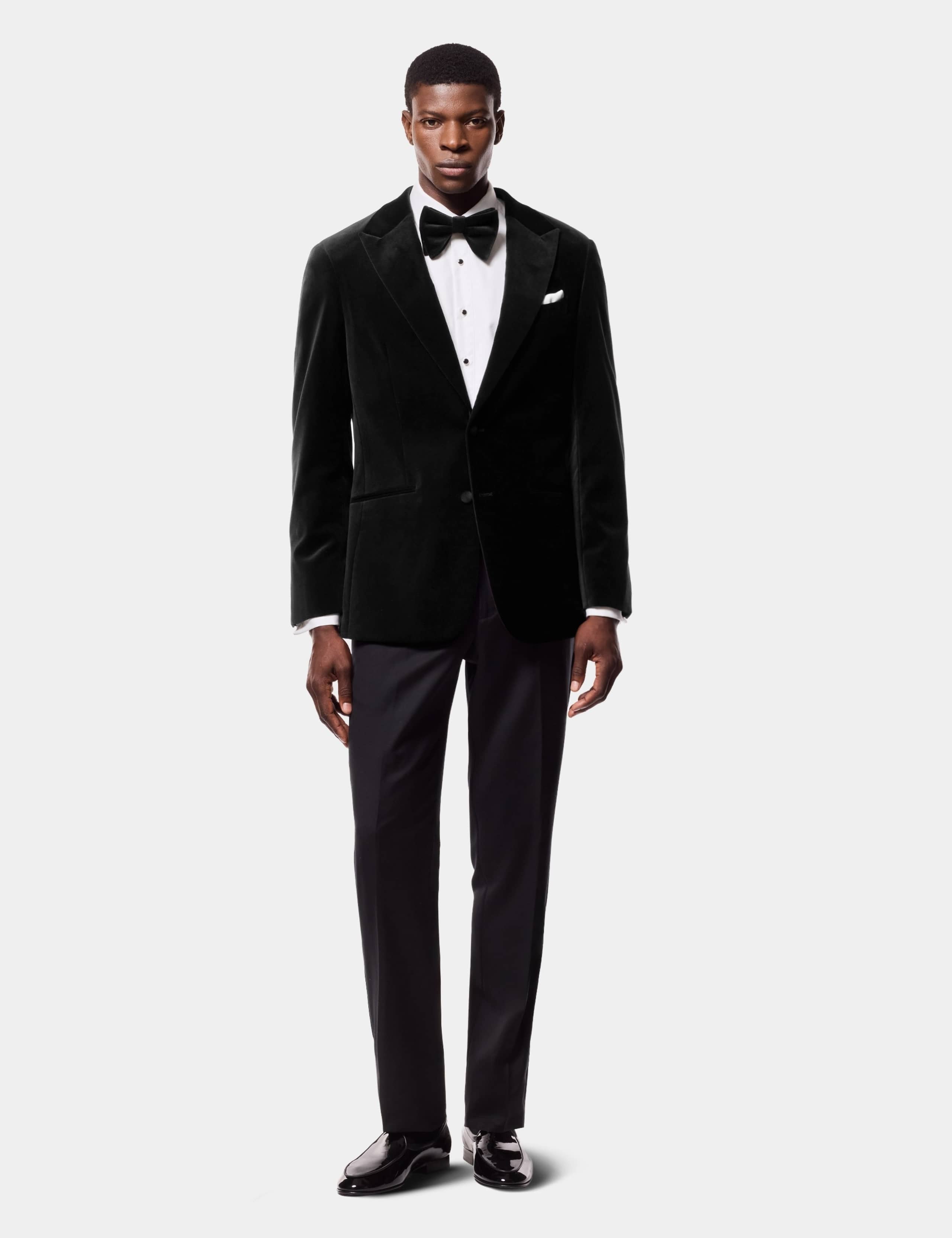 Tailored Fit Cotton Rich Tuxedo Jacket