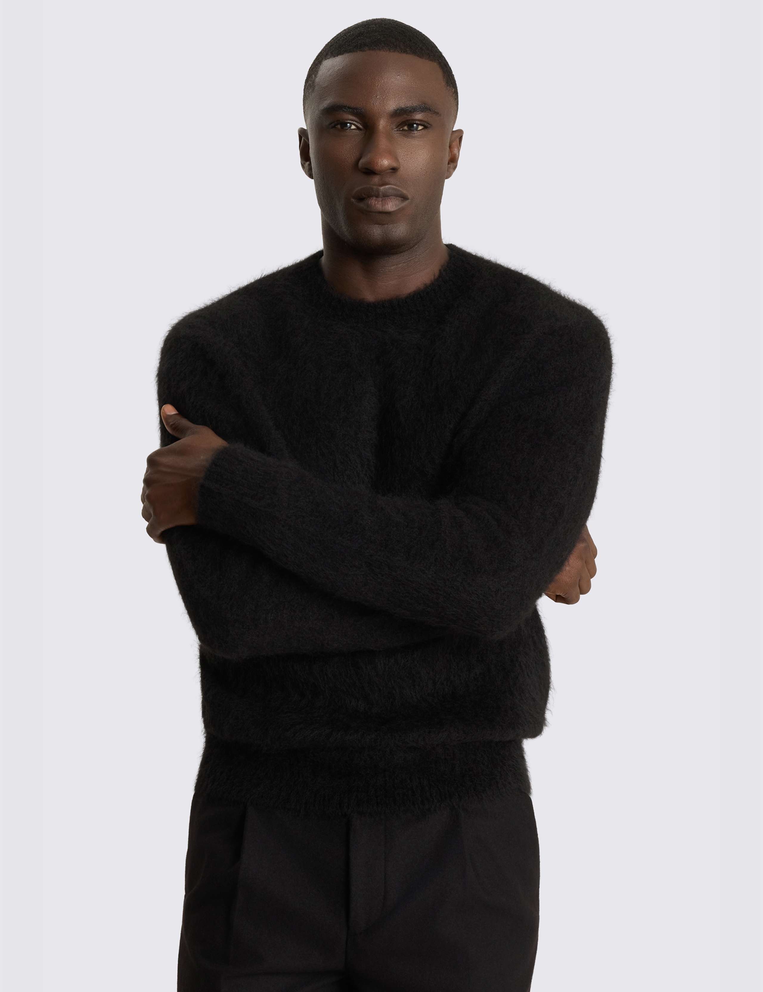 Alpaca Wool Crew Neck Jumper