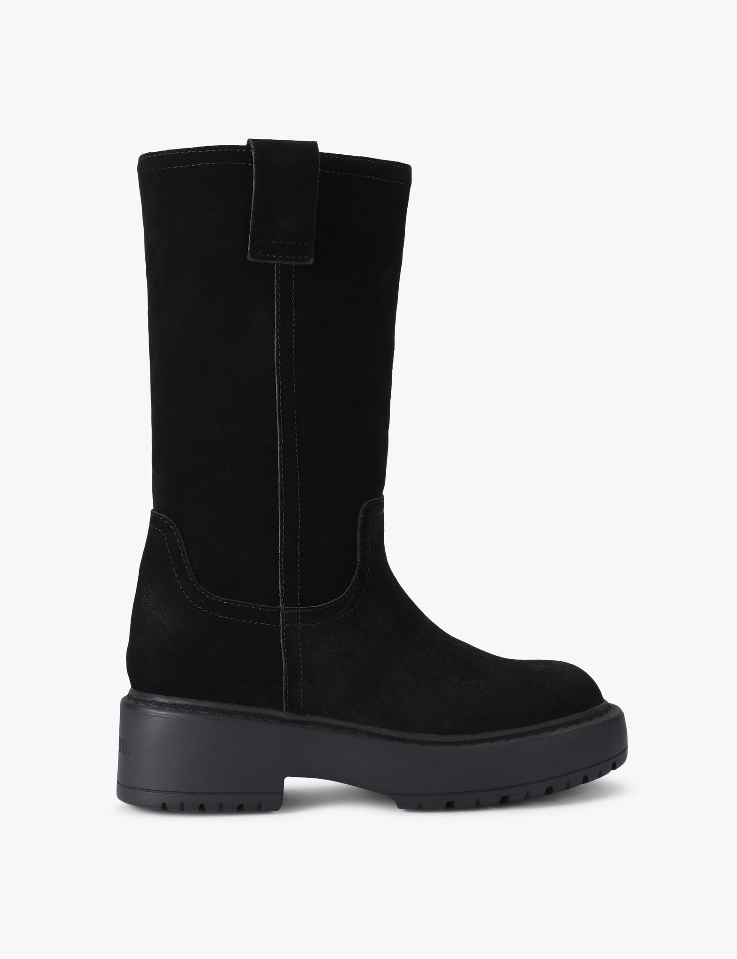 Ruckus Suede Flat Knee High Boots