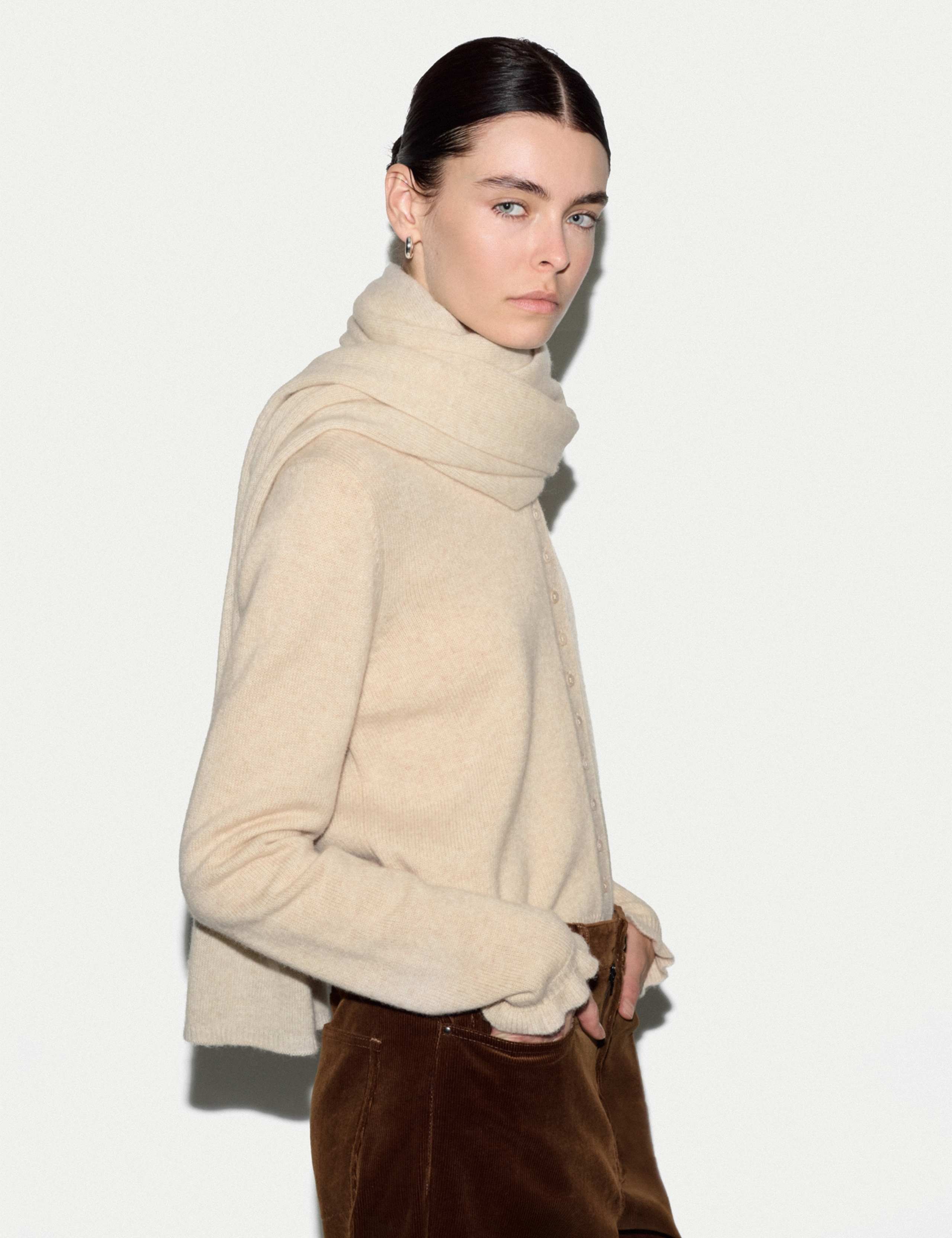 Pure Cashmere Oversized Scarf