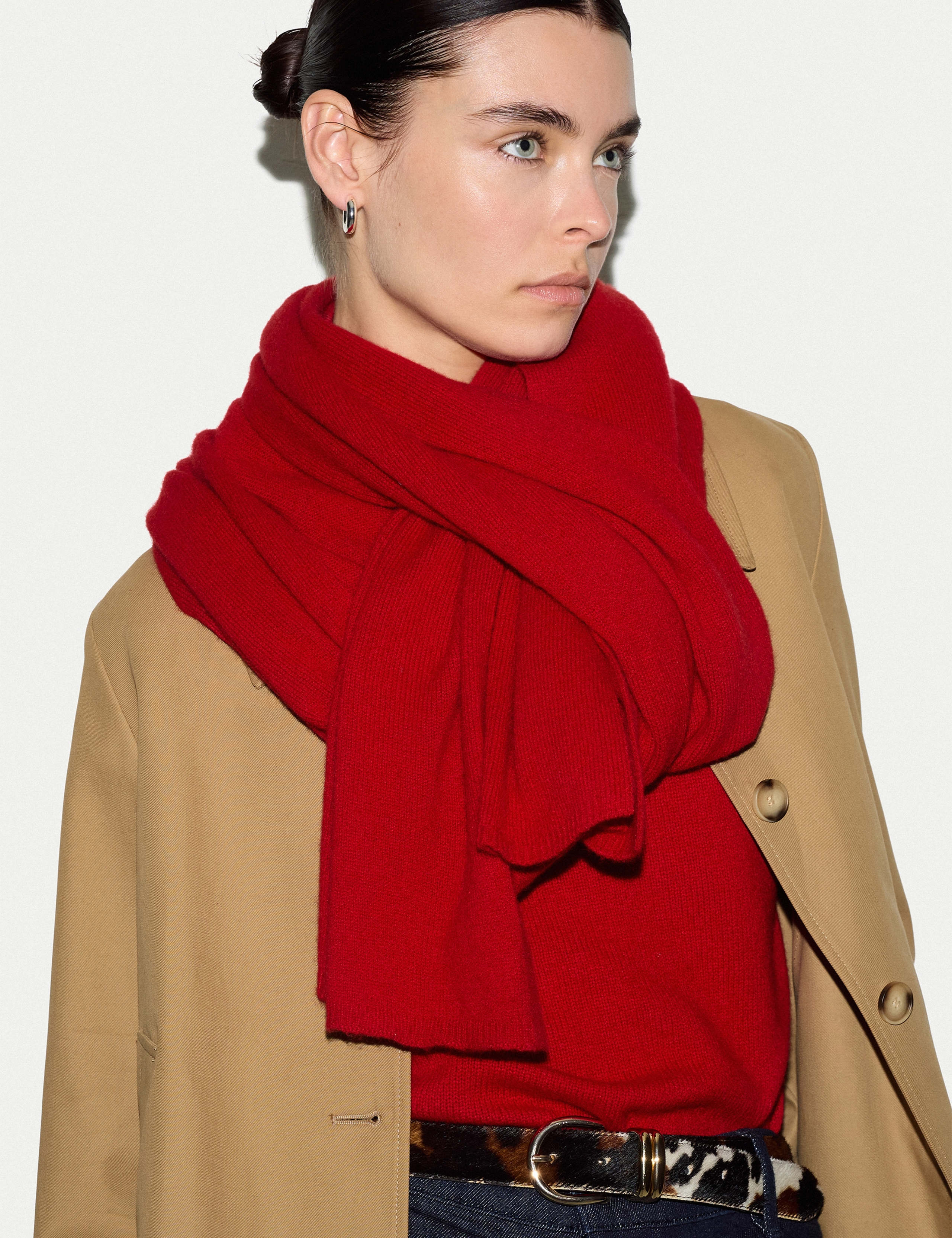 Pure Cashmere Oversized Scarf