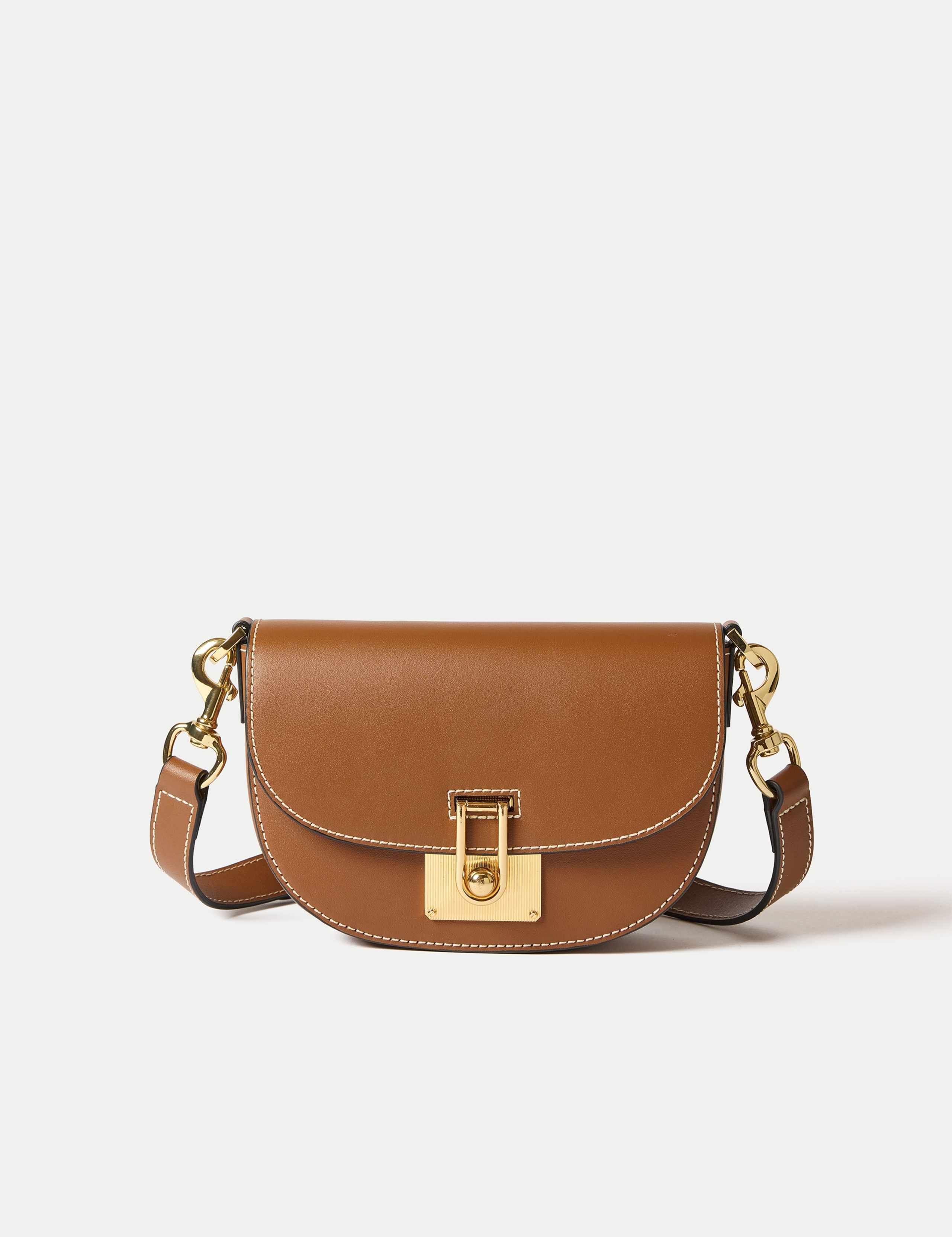 Leather Mini Saddle Bag