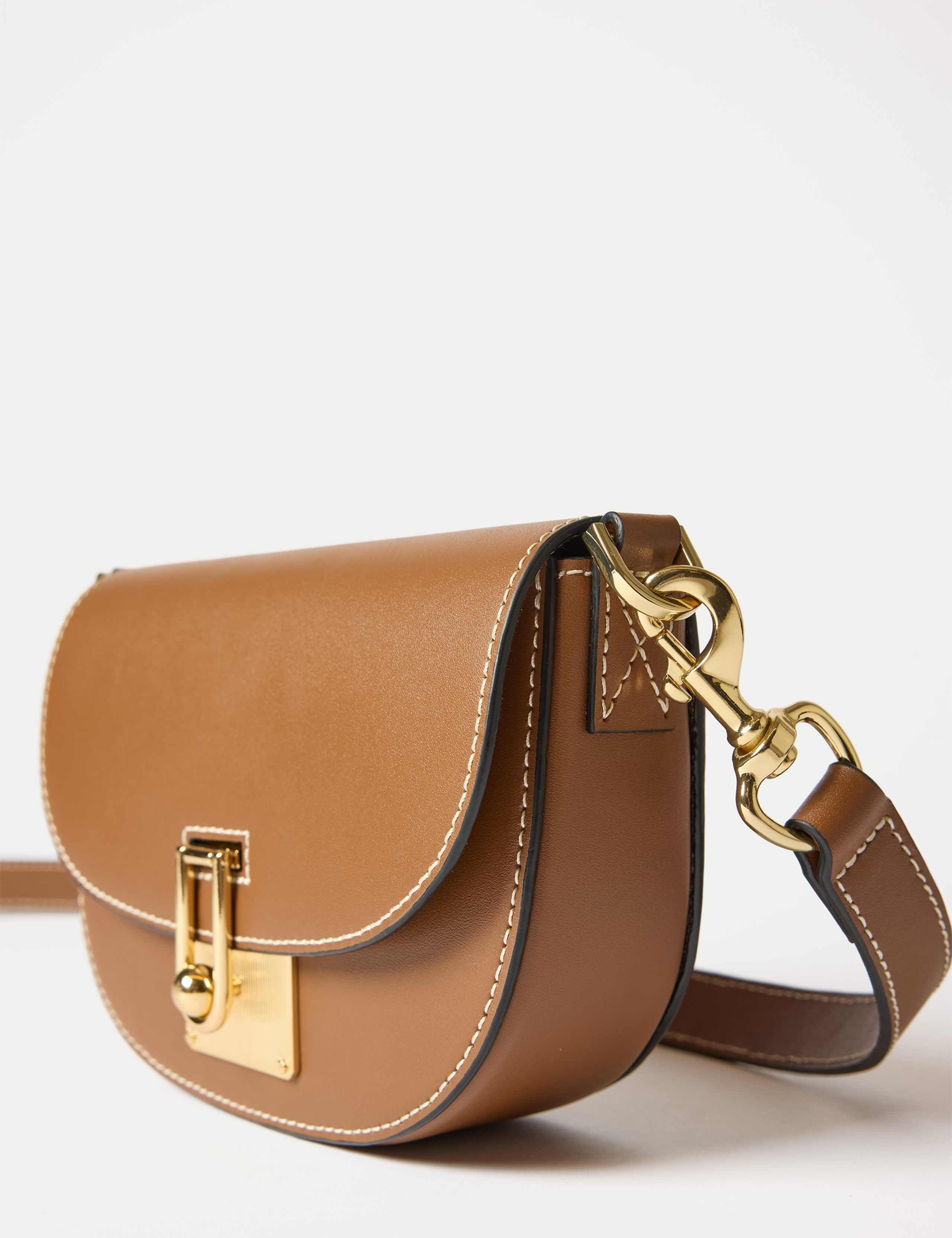 Leather Mini Saddle Bag