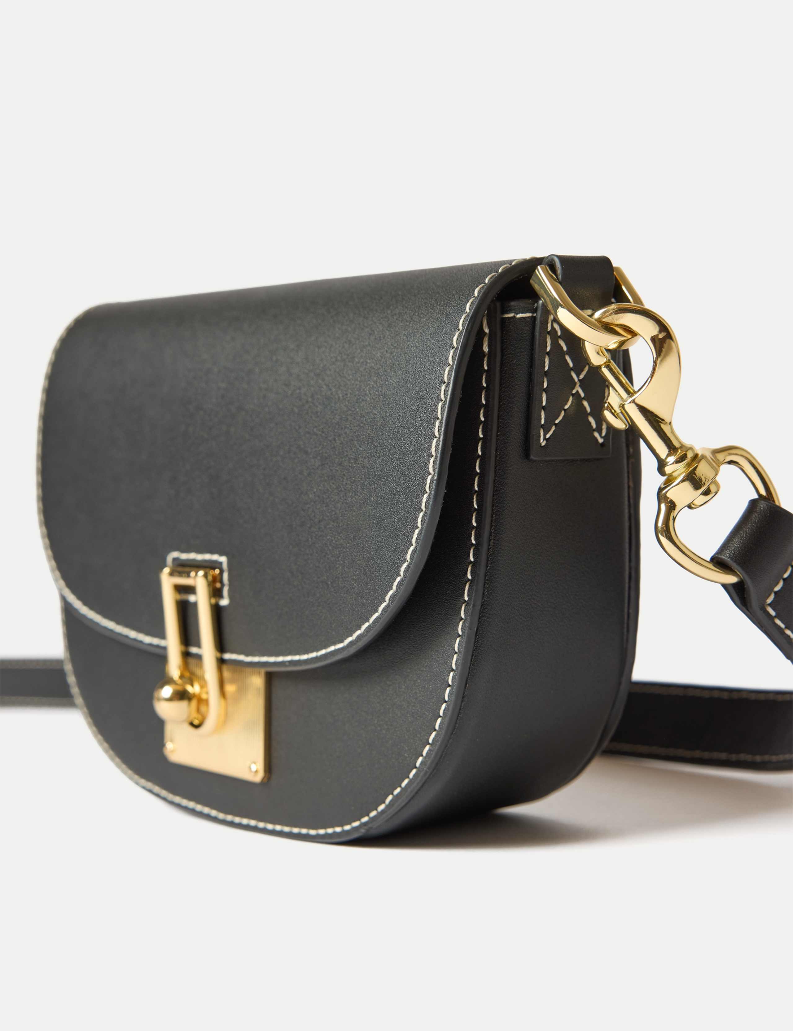 Leather Mini Saddle Bag