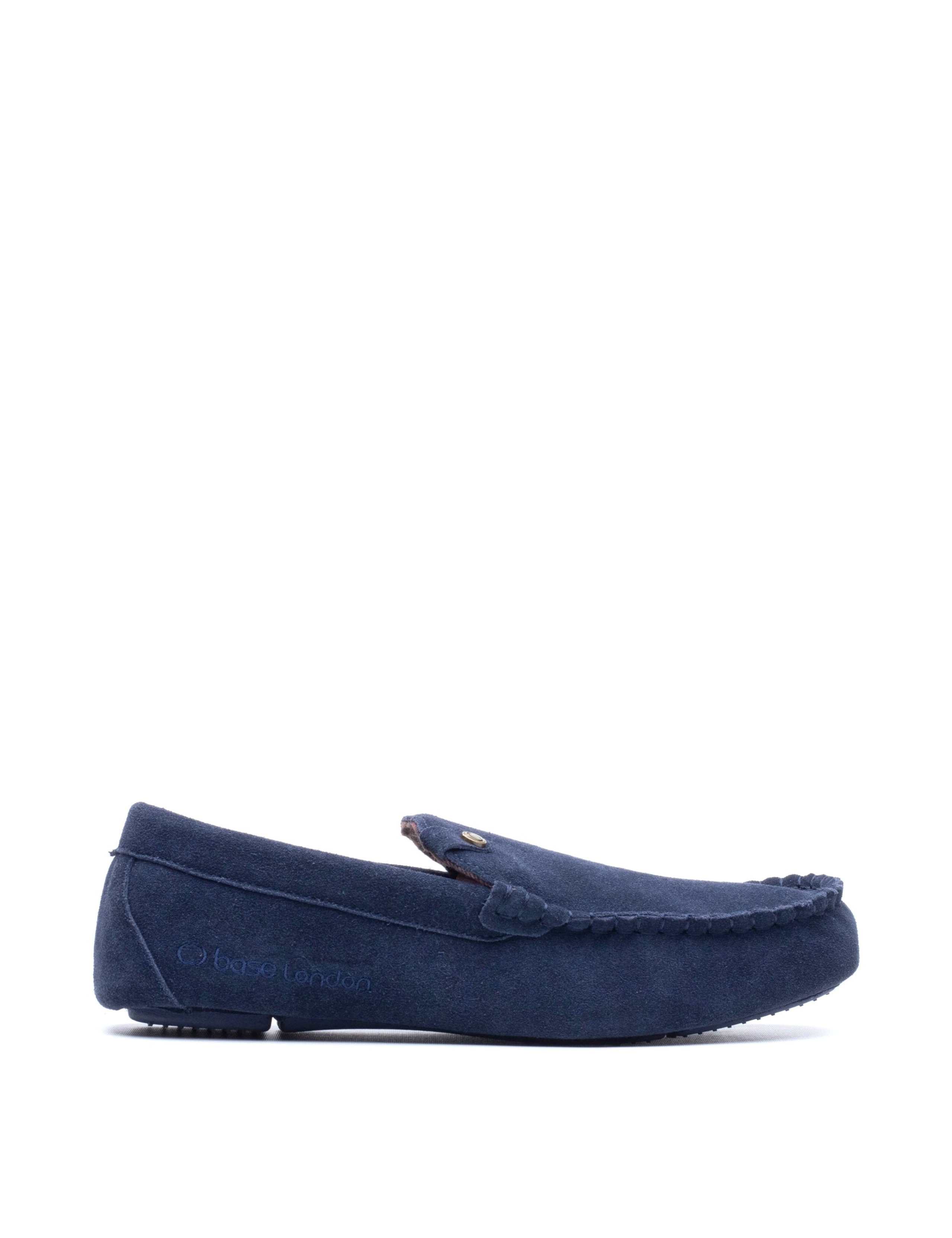 Suede Moccasin Slippers
