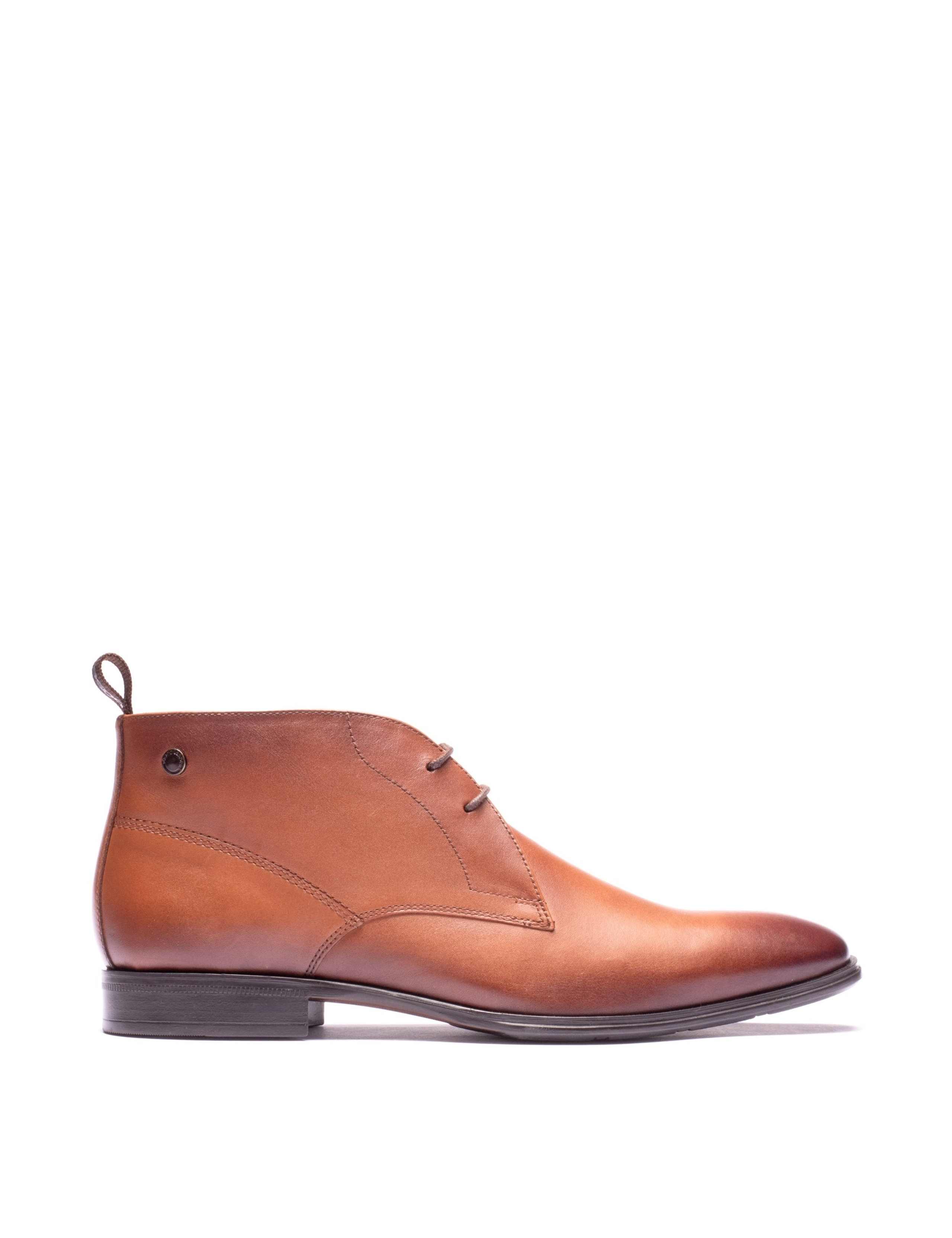 Leather Lace Up Chukka Boots