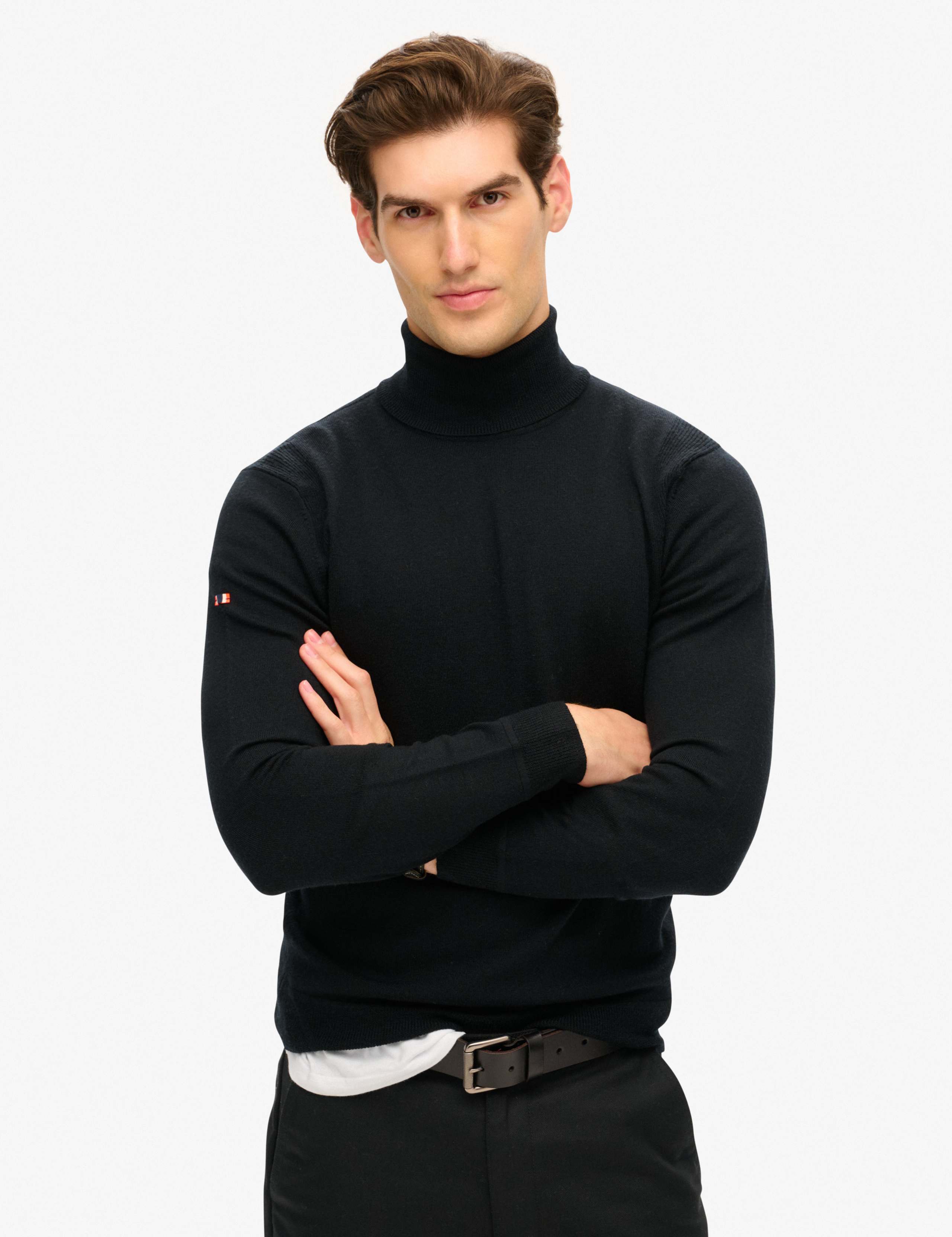 Merino Wool Rich Roll Neck Jumper