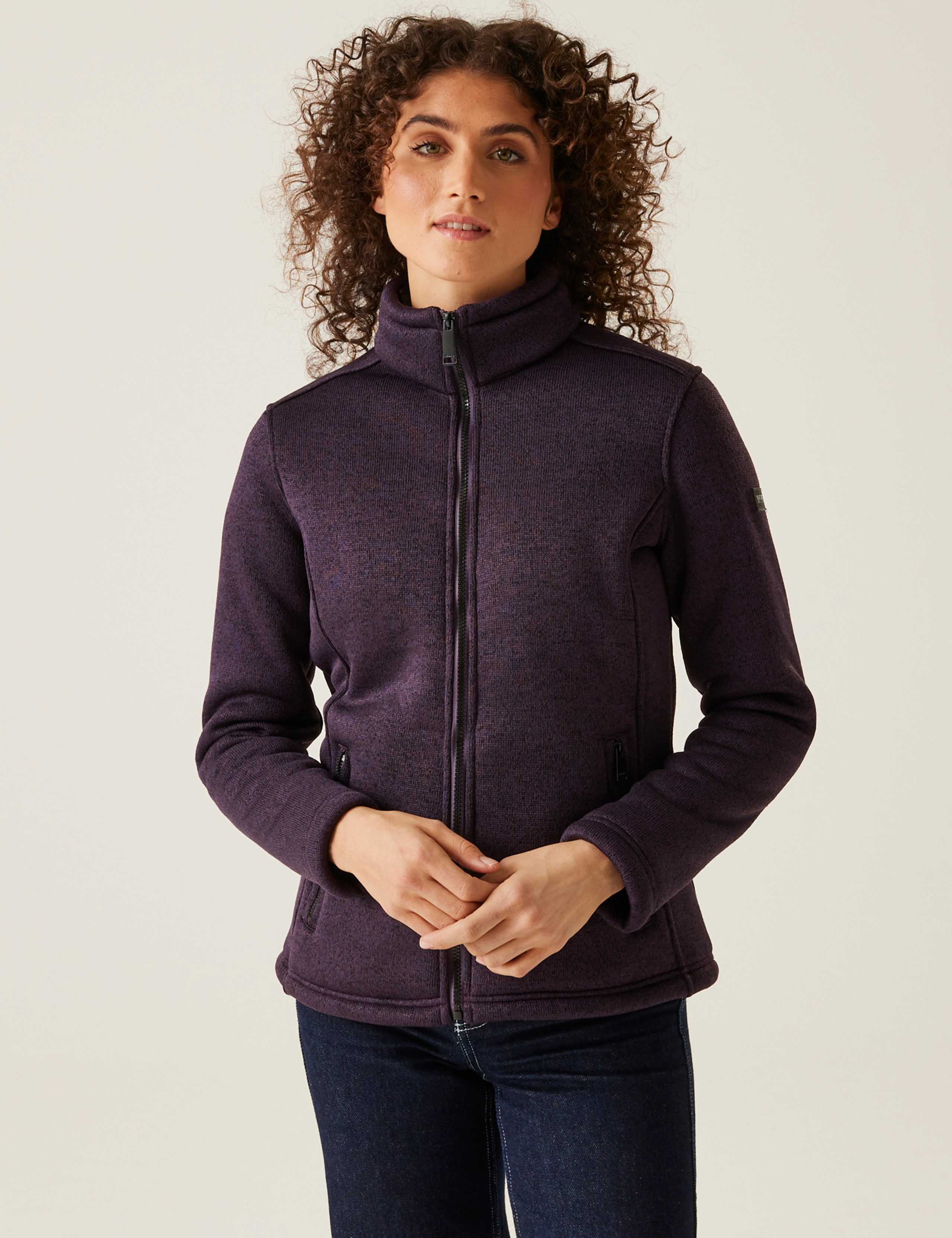 Razia II Zip Up Funnel Neck Fleece Jacket
