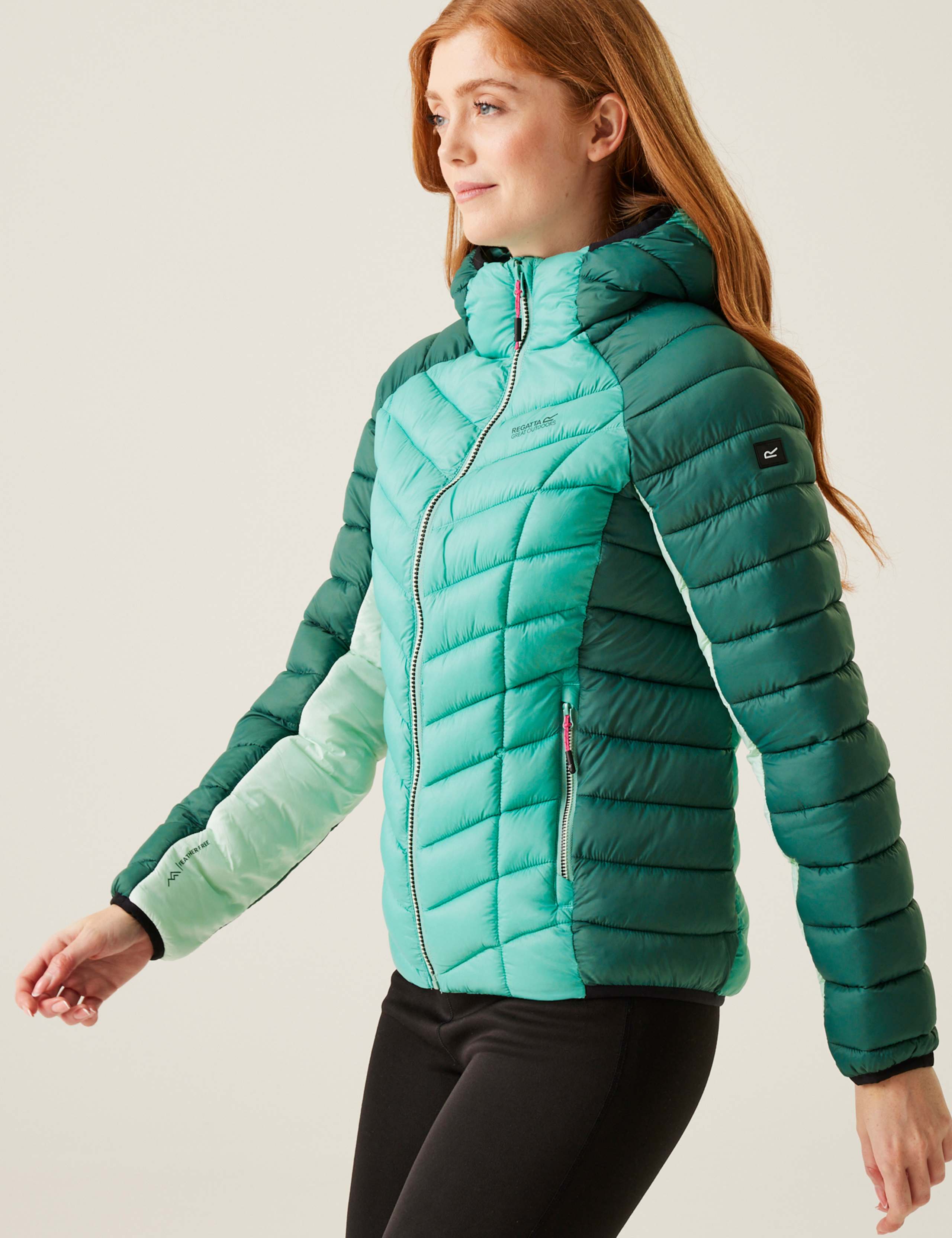 Dalent Water Repellent Hooded Padded Coat