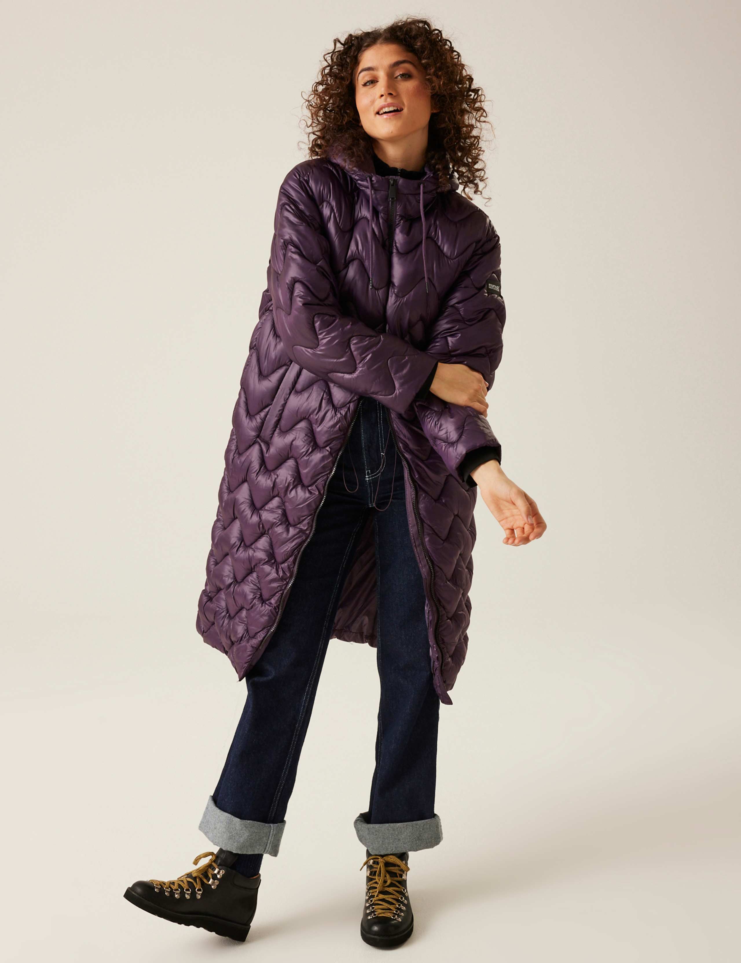 Cambrie II Quilted Hooded Longline Coat