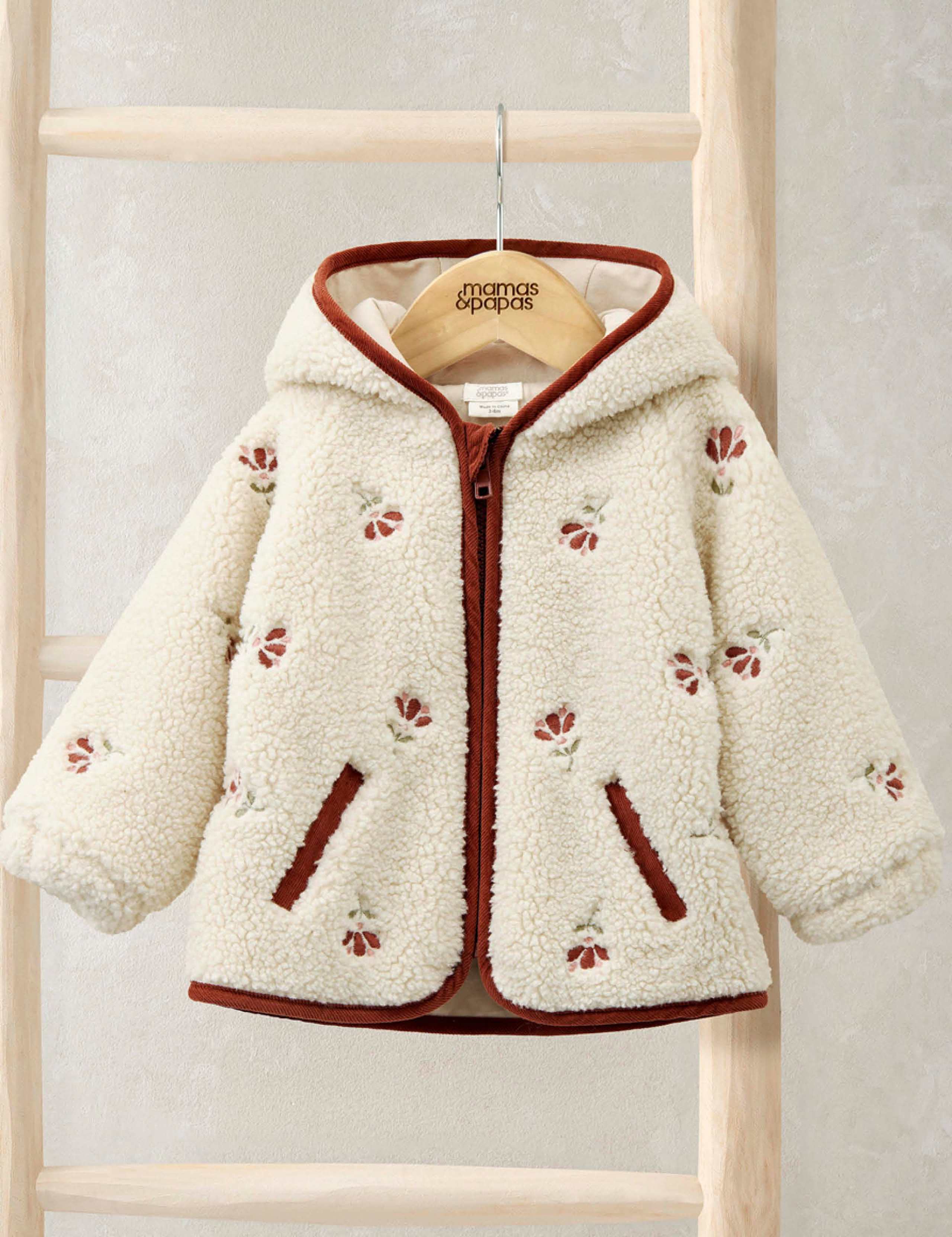 Borg Hooded Jacket (3 Mths-3 Yrs)